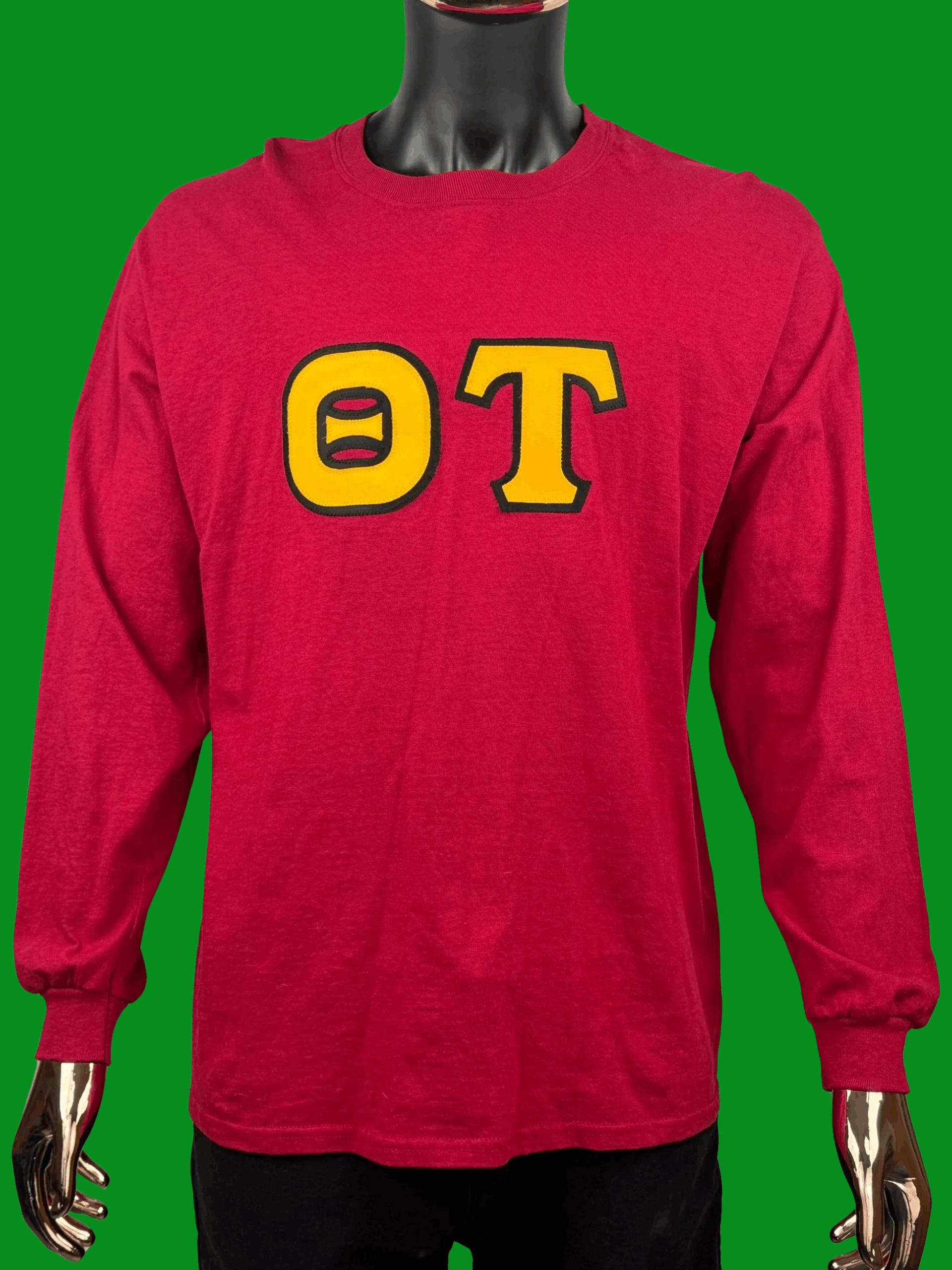 Gildan VTG Y2K/90s Theta Tau (ΘΤ) Stitched Baseball Graphic Size US M / EU 48-50 / 2 - 1 Thumbnail
