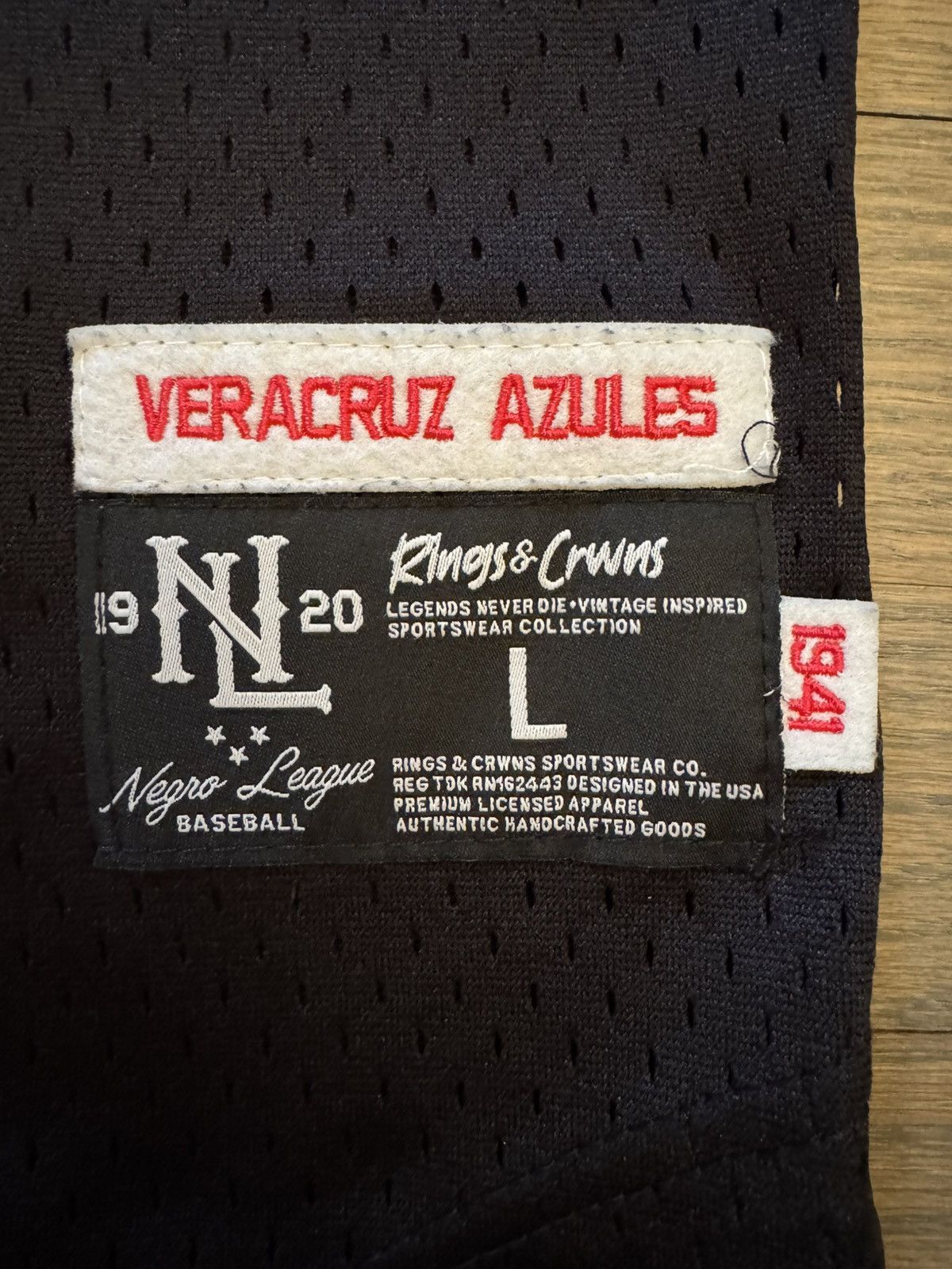 Other Veracruz Azules Throwback Baseball Jersey Size US L / EU 52-54 / 3 - 8 Thumbnail