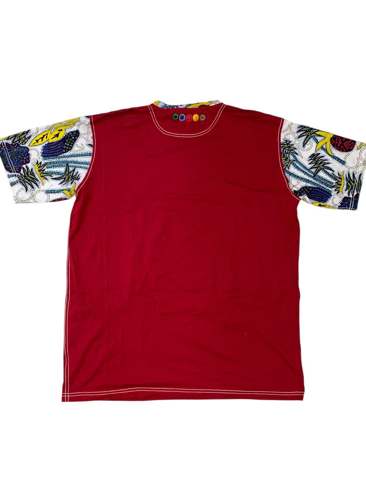 Coogi Coogi oversize spellout tribal sleeve tee Size US XXL / EU 58 / 5 - 2 Thumbnail