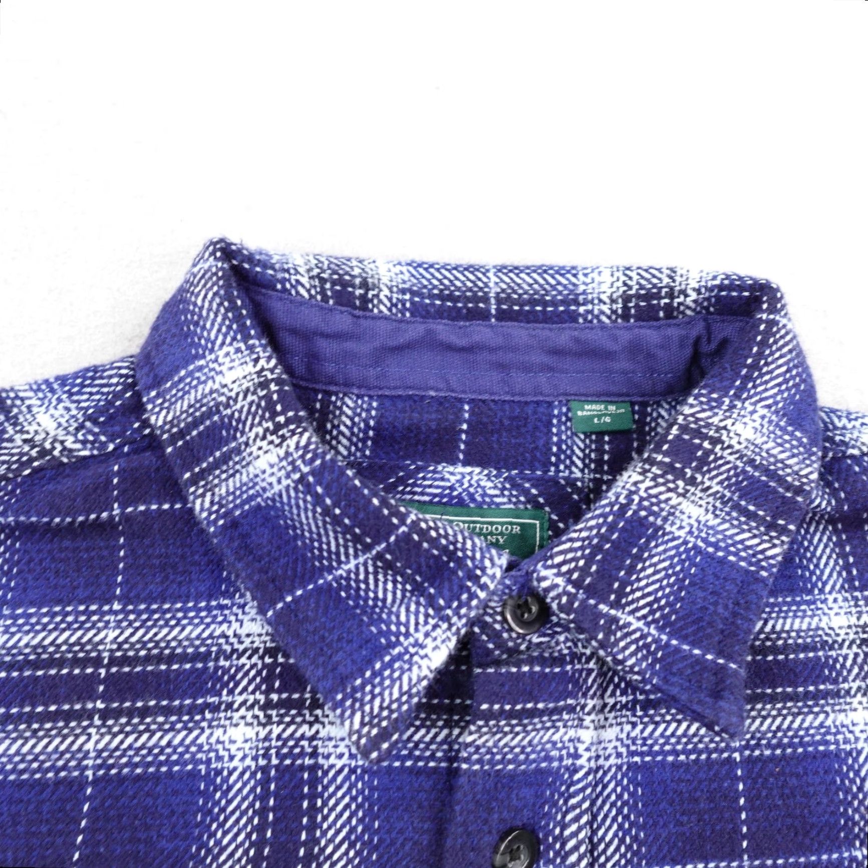 Vintage VINTAGE Woolrich Flannel Shirt Mens Large Blue Plaid Heavyweight Button-Up Outdoor Size US L / EU 52-54 / 3 - 2 Thumbnail