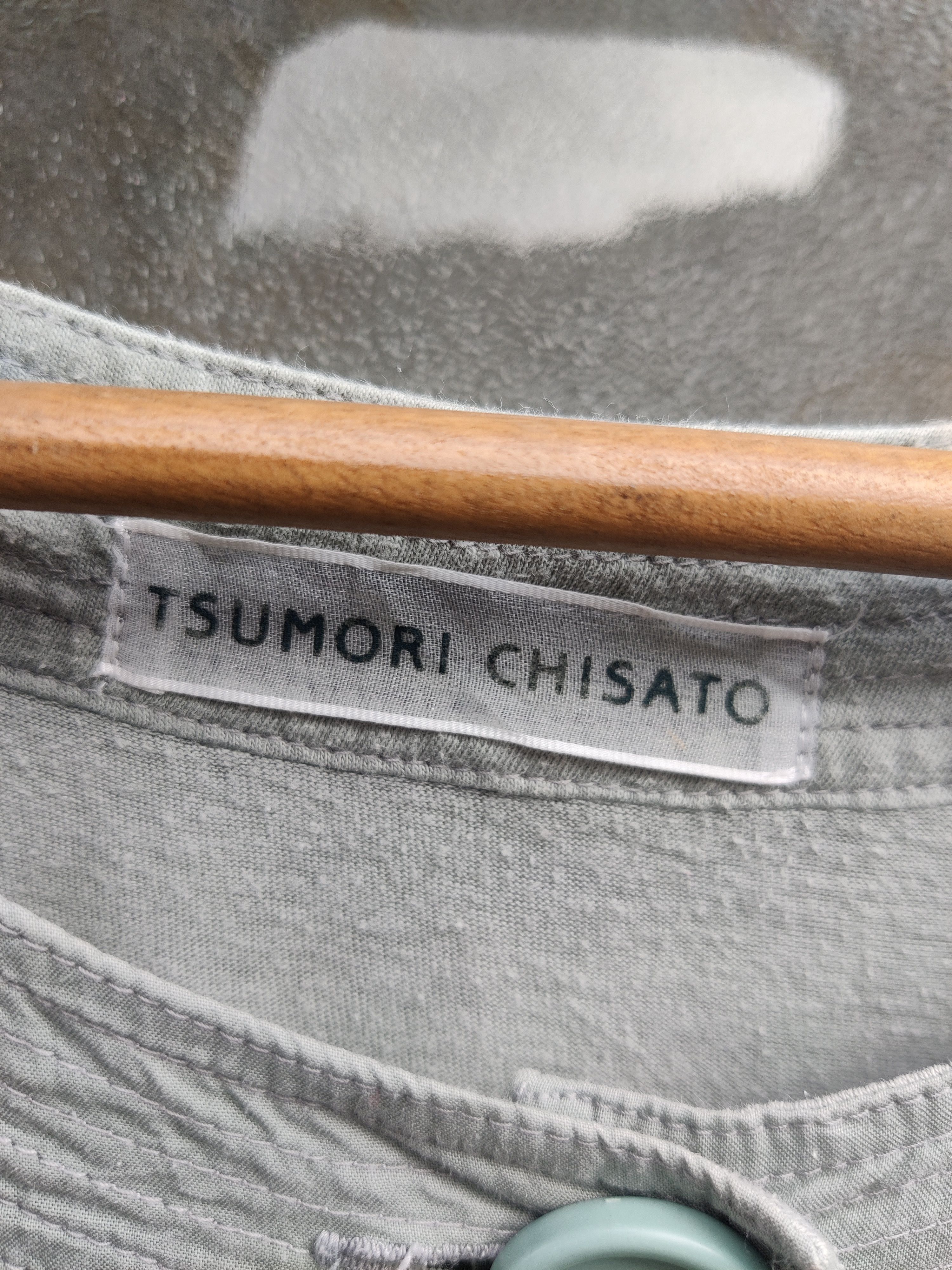 Tsumori Chisato Vintage Archival Tsumori Chisato Issey Ruffle Henley Dress Size L / US 10 / IT 46 - 10 Thumbnail