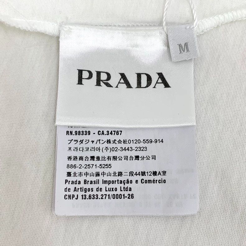 Prada Prada White robot printed cotton round-neck short-sleeved Size US M / EU 48-50 / 2 - 7 Thumbnail