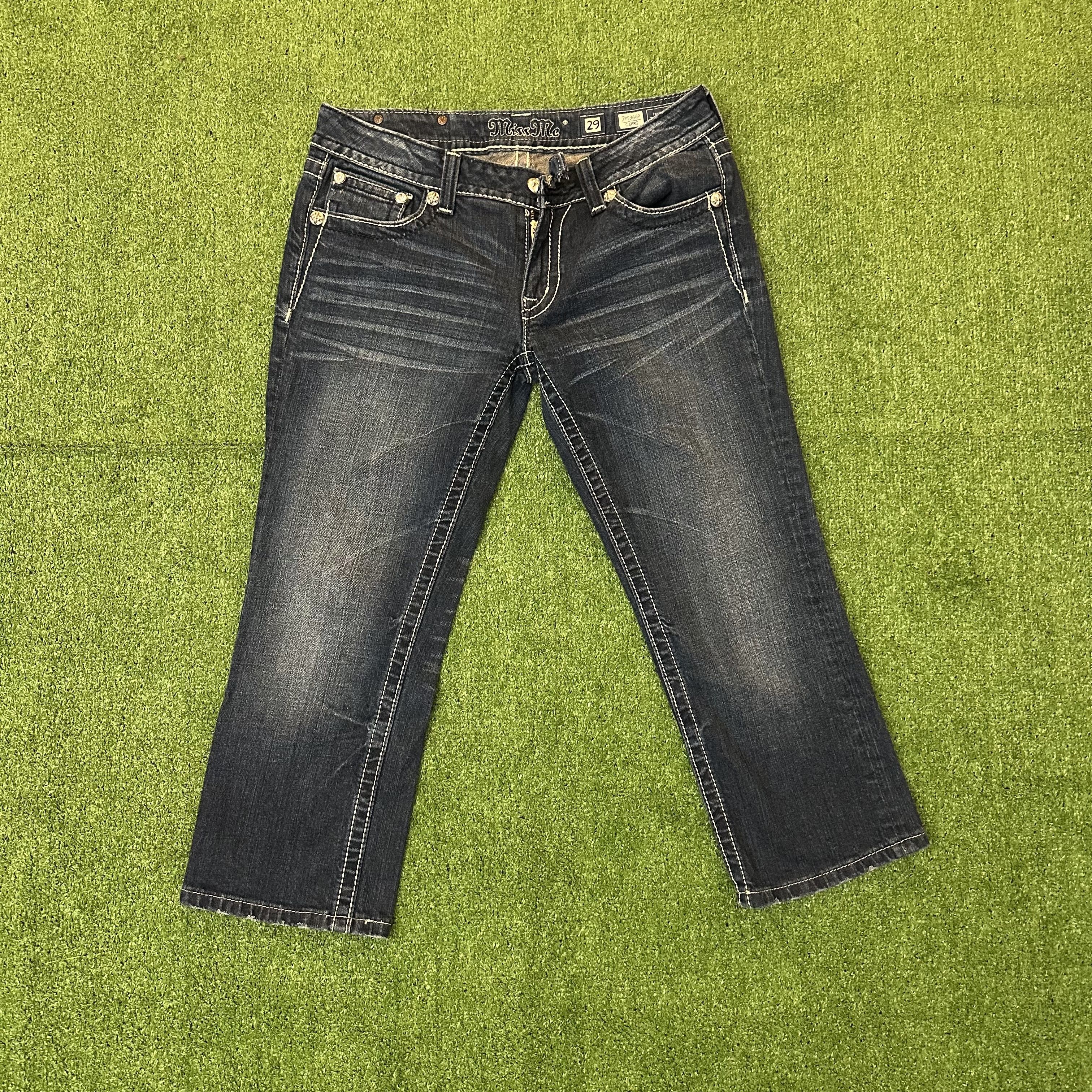 Miss Me Women's Retro Miss Me Denim Capris Size 32" / US 10 / IT 46 - 1 Thumbnail