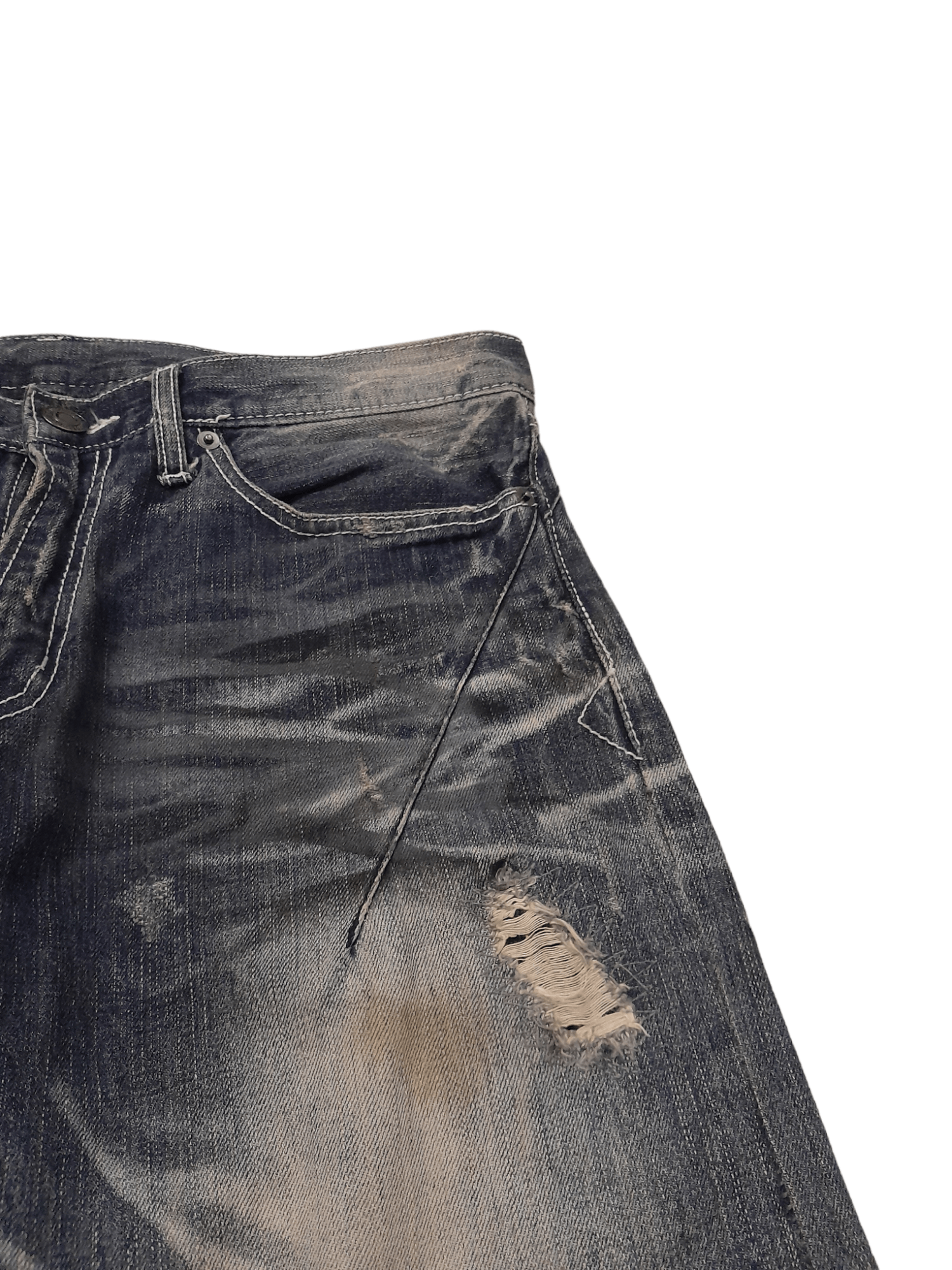 semanticdesign Semantic Design Special Ed. Distressed Japan (F274) W33 Size US 33 - 5 Thumbnail