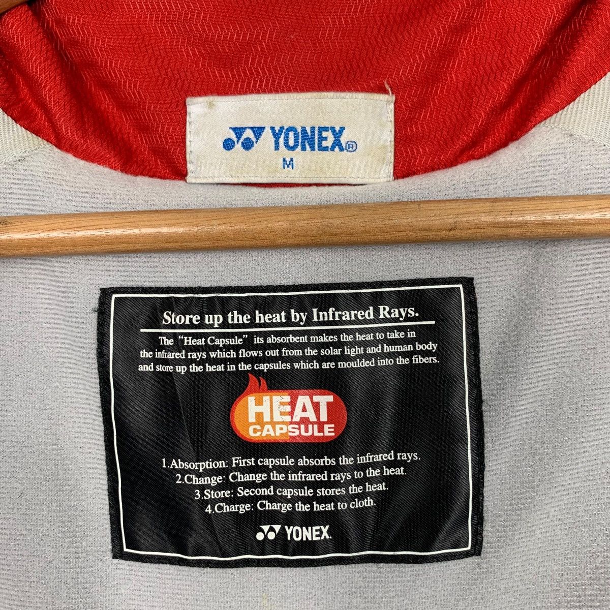 Japanese Brand Y2K Vintage YONEX Heat Capsule Jacket Badminton #2549-C115 Size US M / EU 48-50 / 2 - 17 Thumbnail