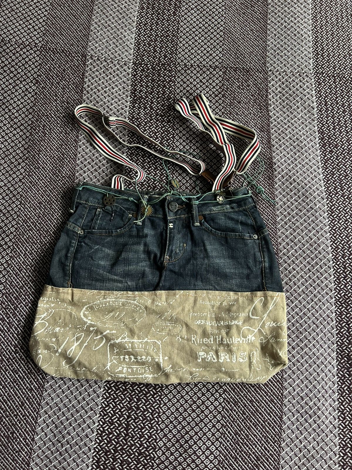 G-Star Vintage G-Star Raw Denim Bags Women Hand Made Skirt Japanese Size ONE SIZE - 6 Thumbnail