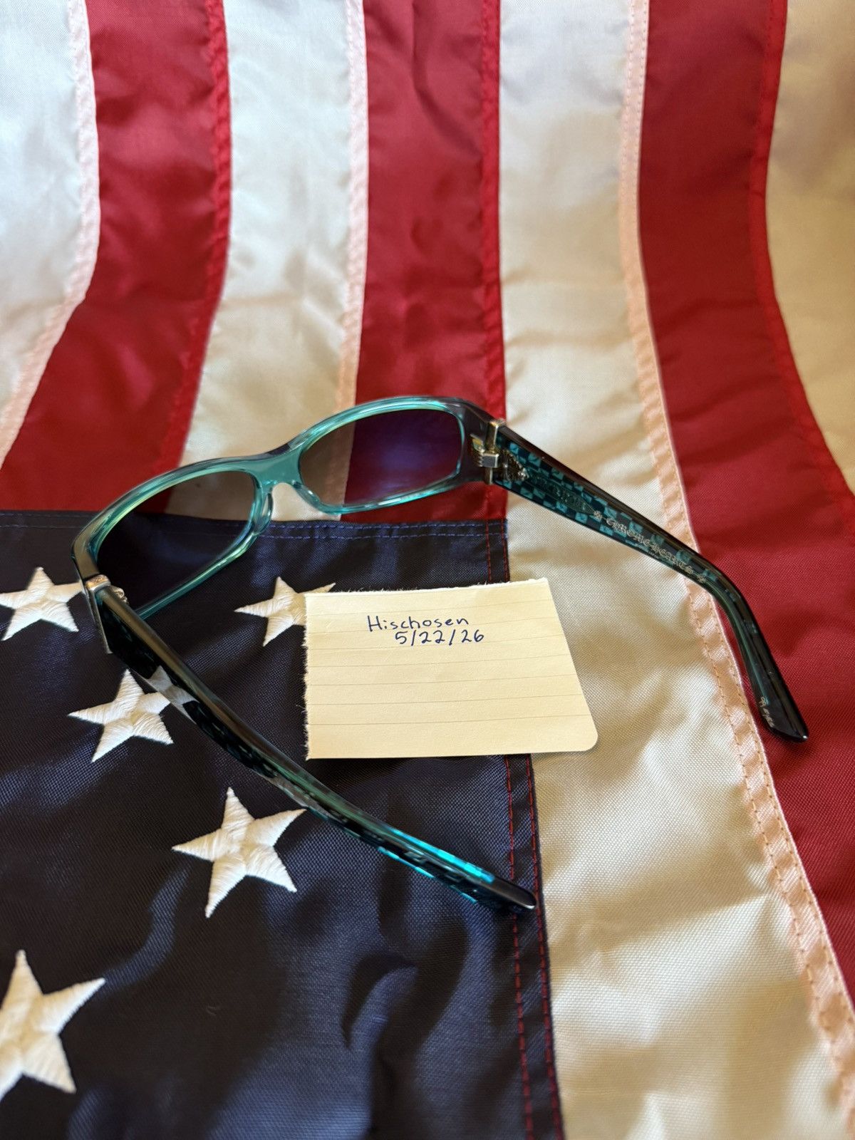 Chrome Hearts Chrome Hearts x Matty Boy blue sunglasses Size ONE SIZE - 11 Thumbnail