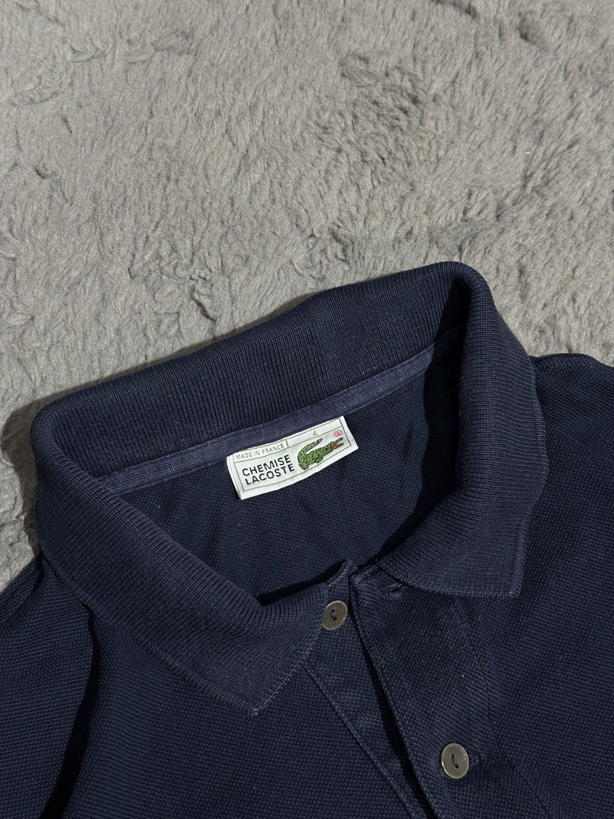 Lacoste Vintage Lacoste Long Sleeve Polo Shirt Size US L / EU 52-54 / 3 - 7 Thumbnail