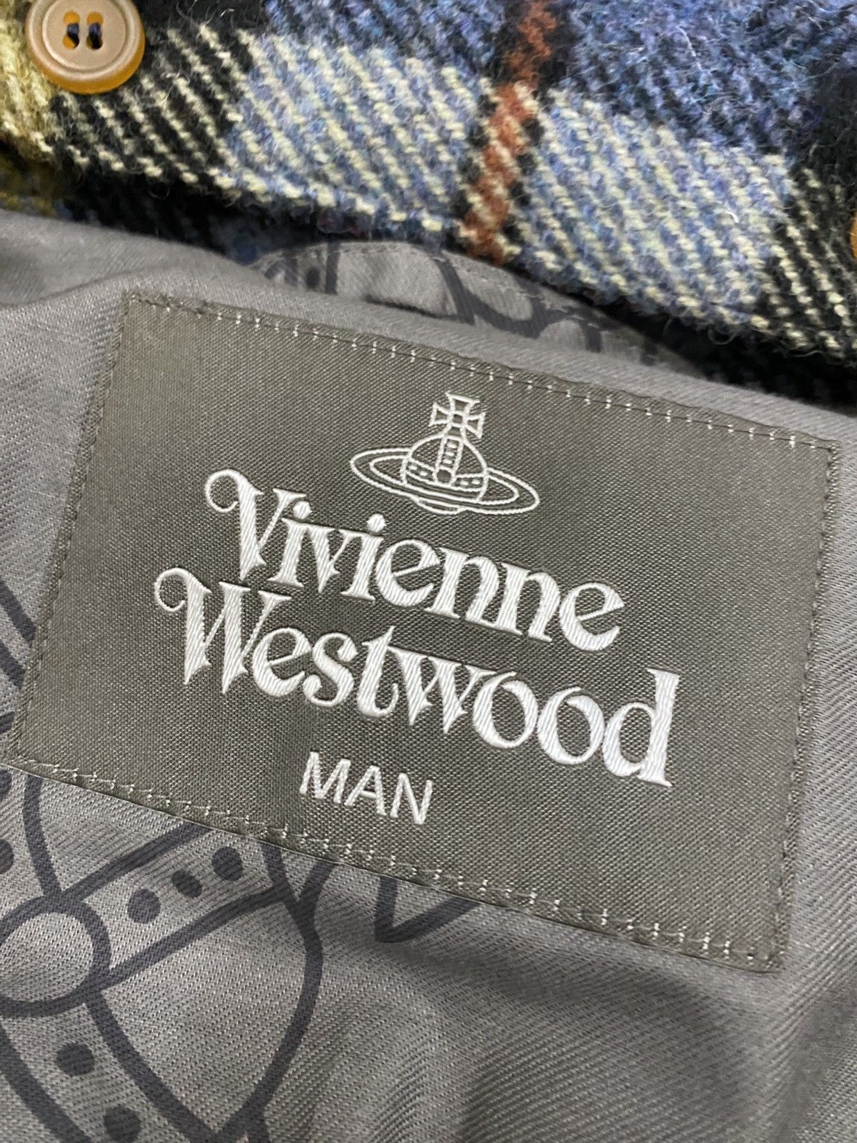 Vivienne Westwood Vivienne Westwood Man Plaid Wool Jacket Orb Lining Size US M / EU 48-50 / 2 - 12 Thumbnail