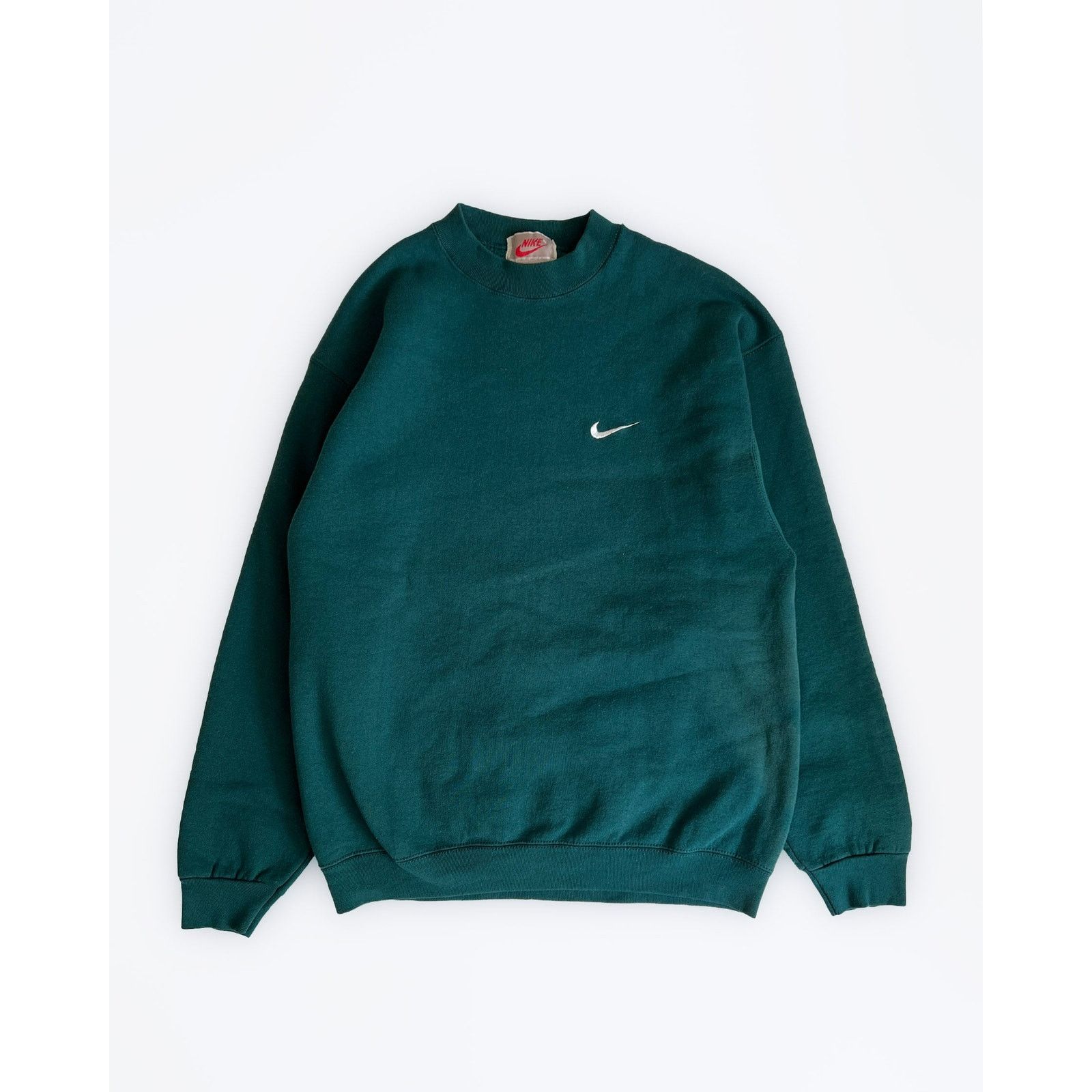 Nike 1990s Nike Green Sweatshirt Size US L / EU 52-54 / 3 - 1 Thumbnail