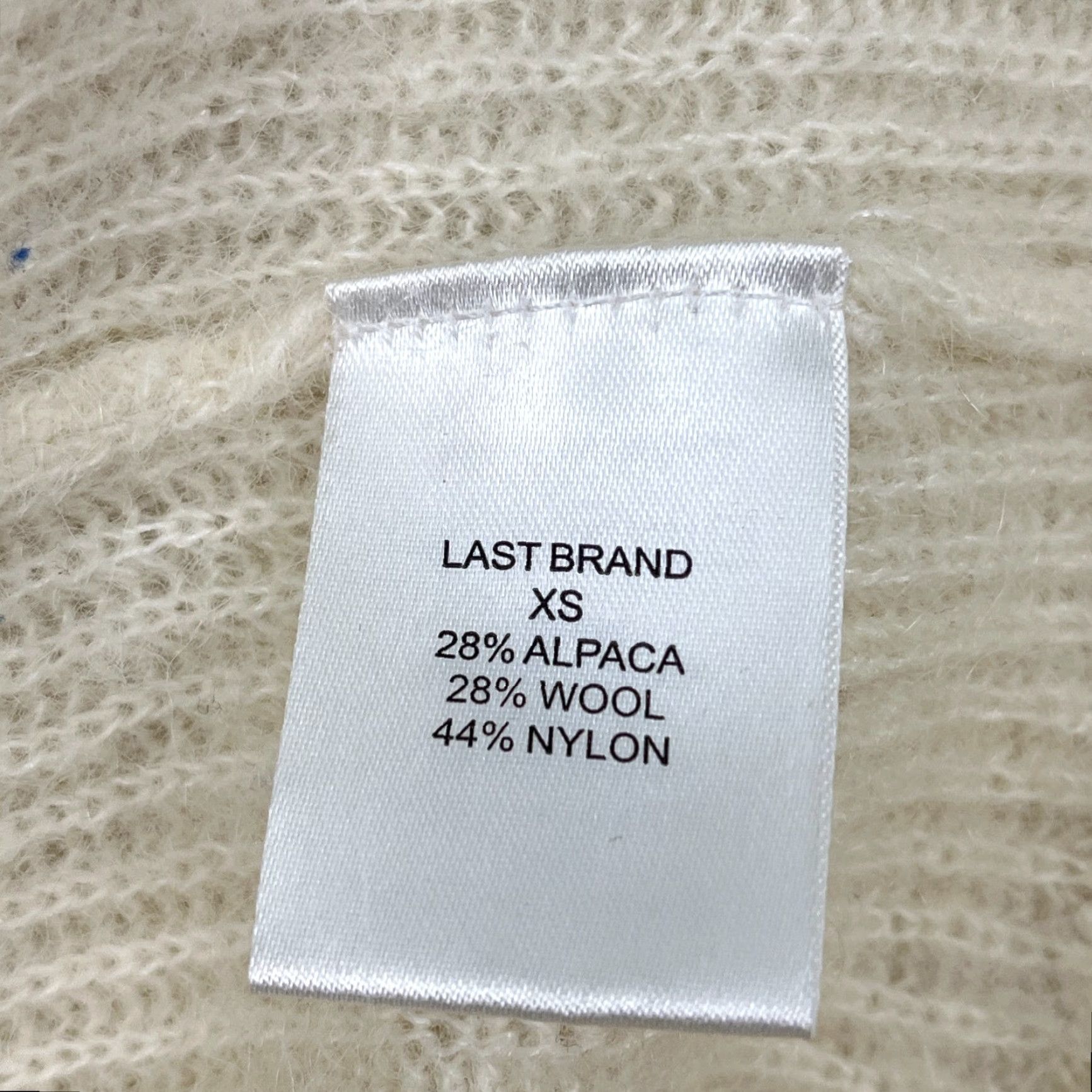 Quince VINTAGE Last Brand Quince Sweater Womens XS Cream White Alpaca Wool Crew Preppy Size XS / US 0-2 / IT 36-38 - 2 Thumbnail