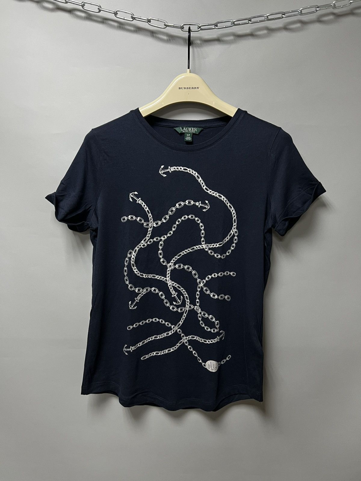 Ralph Lauren Lauren Ralph Lauren T Shirt “anchor” print ⚓️ Size S / US 4 / IT 40 - 1 Thumbnail
