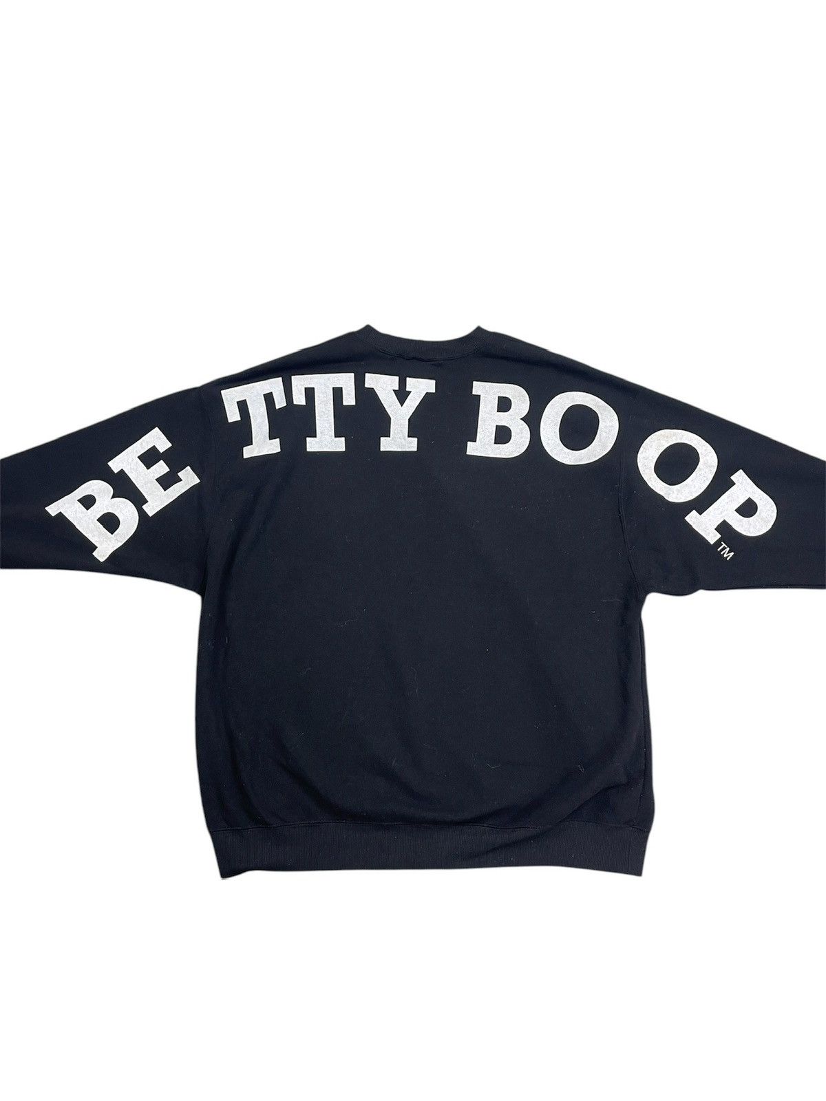 Cartoon Network × Vintage Vintage Betty Boob Big Backhit Spellout Crewneck Sweatshirt Size US L / EU 52-54 / 3 - 1 Thumbnail