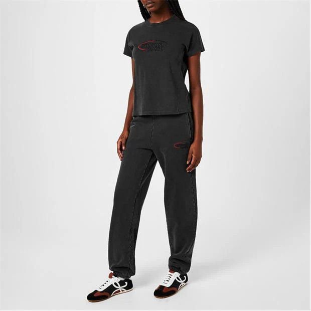 Missoni o1g2r1mq1124 Cropped Cotton Jersey T Shirt in Dark Grey Size L / US 10 / IT 46 - 6 Thumbnail