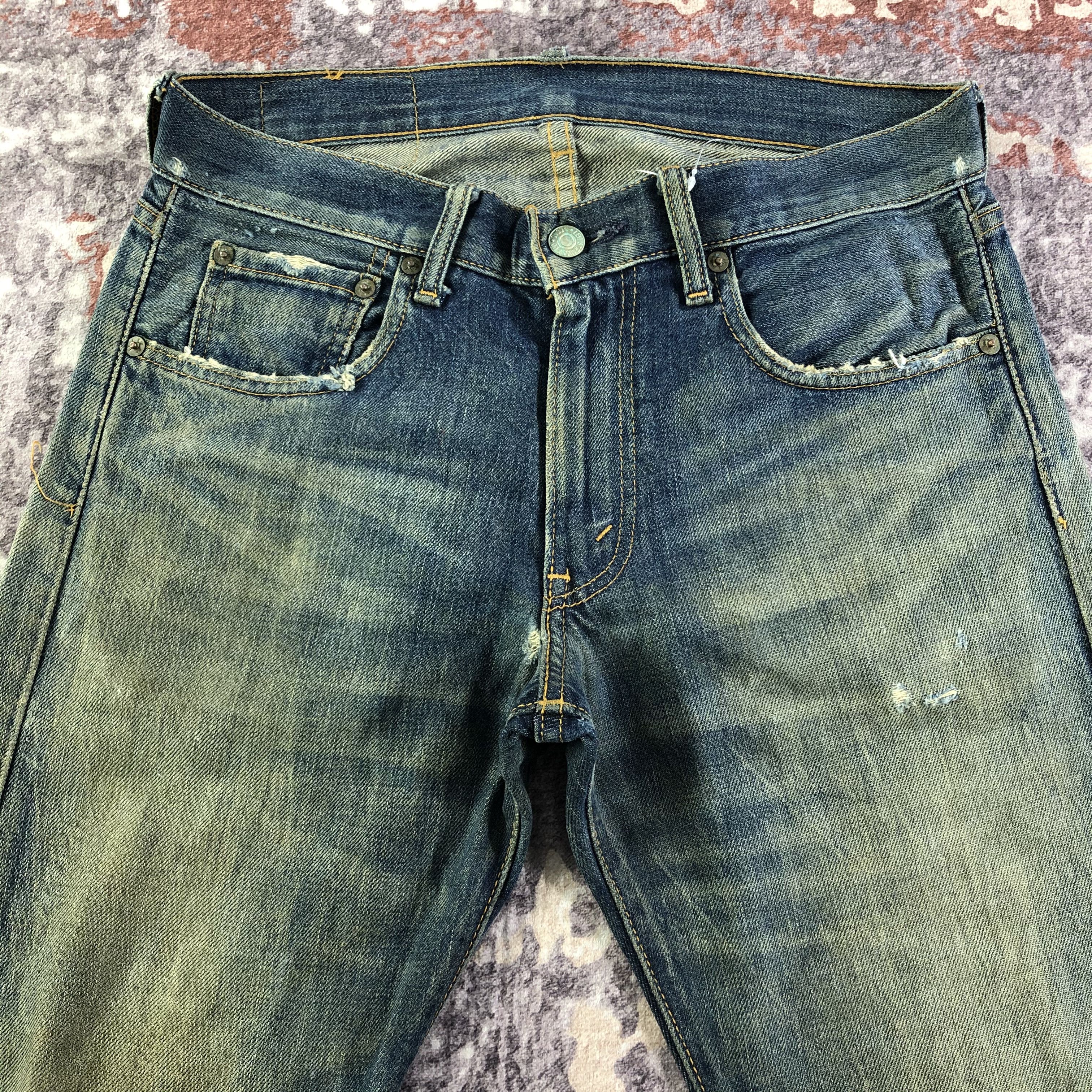 Levi's × Vintage 90s Vintage Distress Levis 505 Jeans-JM3208 Size US 31 - 3 Thumbnail