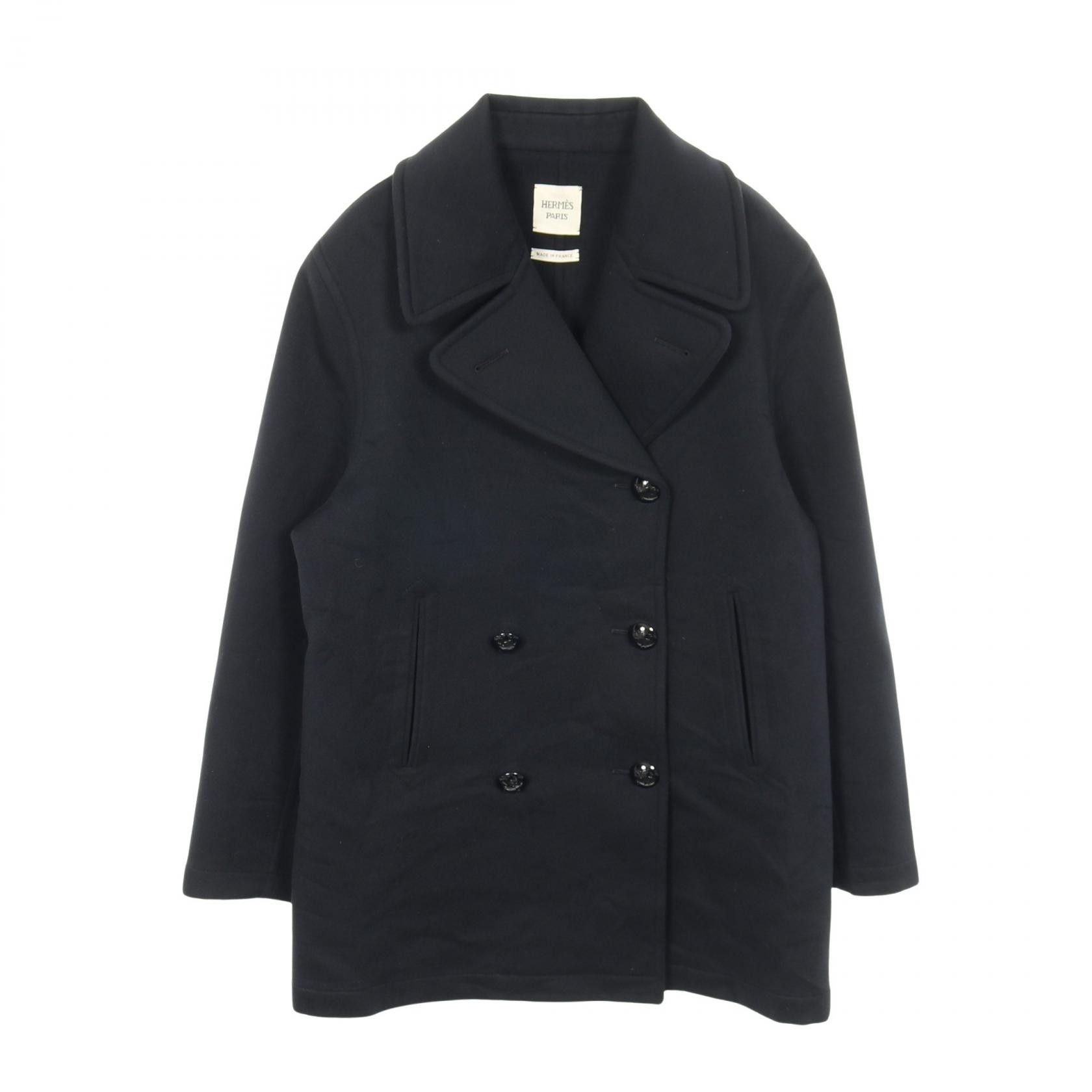 Hermes Hermes Hermes Cashmere Coat Textile Outerwear DUTY FREE for USA Size ONE SIZE - 1 Thumbnail