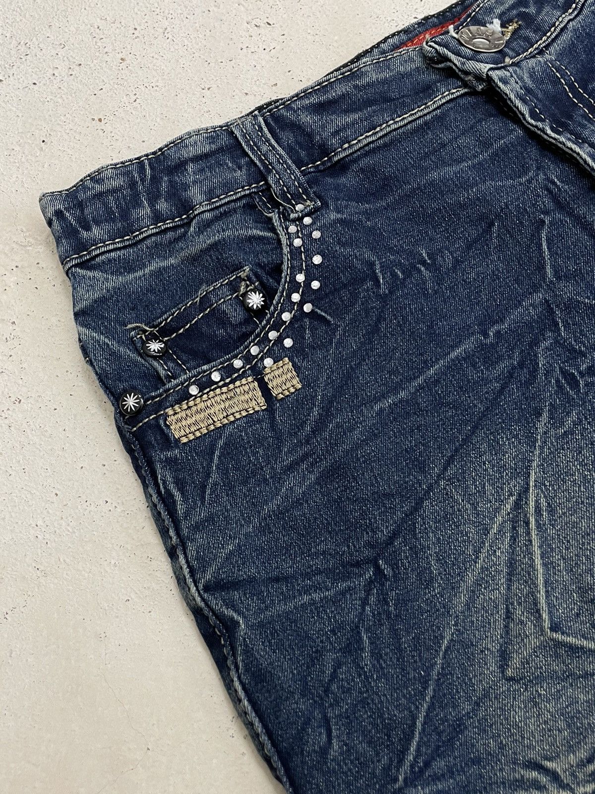 Designer × Hysteric Glamour × If Six Was Nine Flare 3D Whisker Blink Patch Designer Style Size 29" - 6 Thumbnail