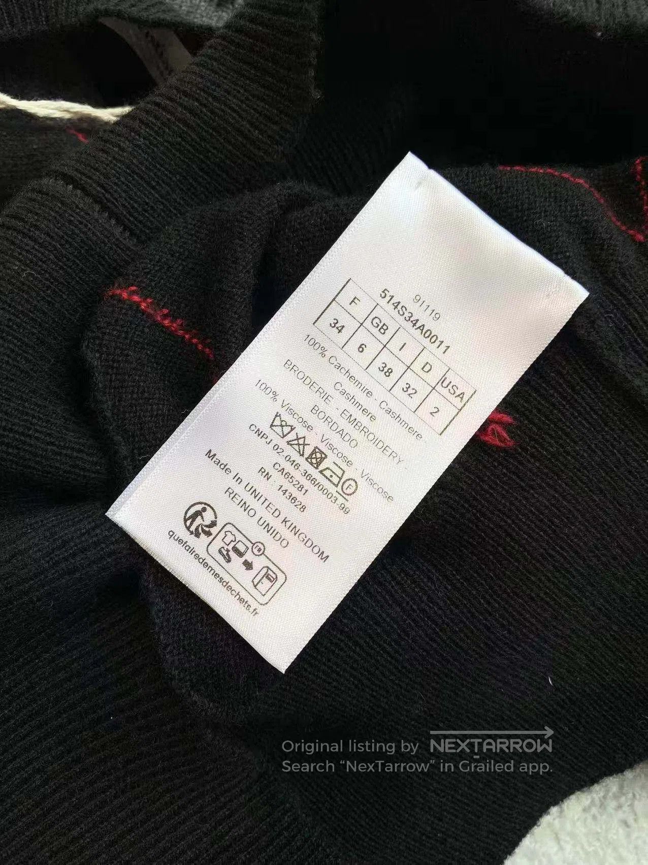 Dior Dior 24Cruise diamond diamond knit top| Size 4XL / US 24-26 - 5 Thumbnail