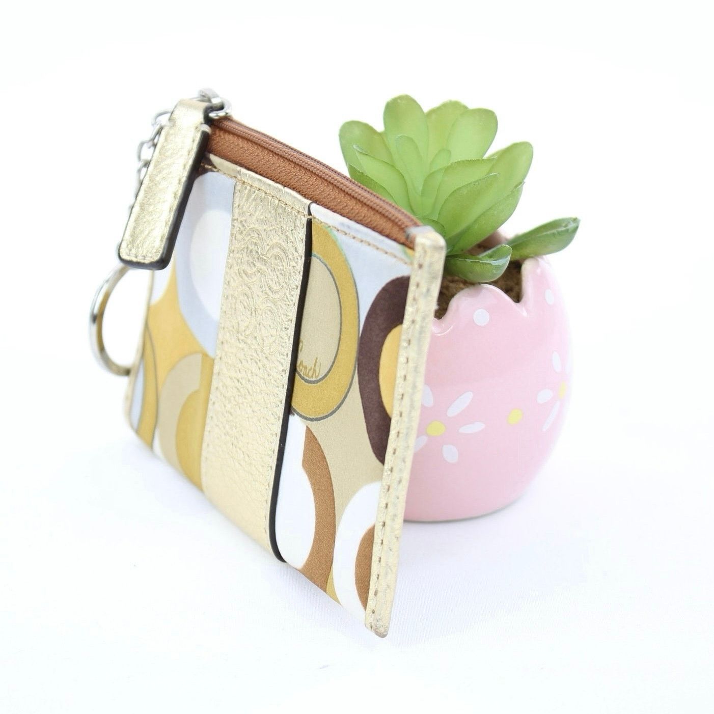 Coach Coach Multicolor Pattern Zip Coin Wallet Size ONE SIZE - 3 Thumbnail