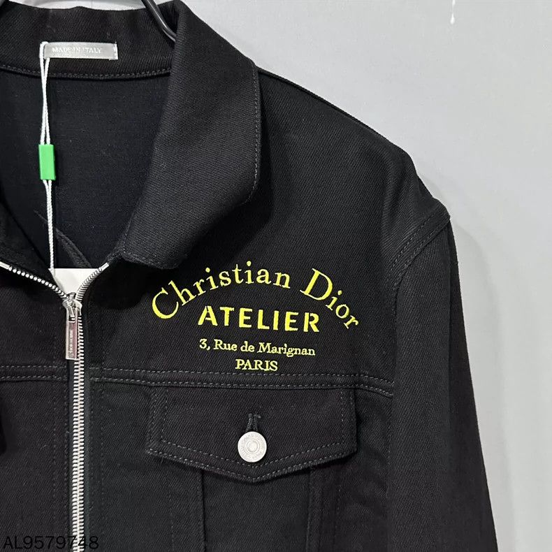 Dior flame logo denim jacket 2501-Nextarrow Size US M / EU 48-50 / 2 - 8 Thumbnail