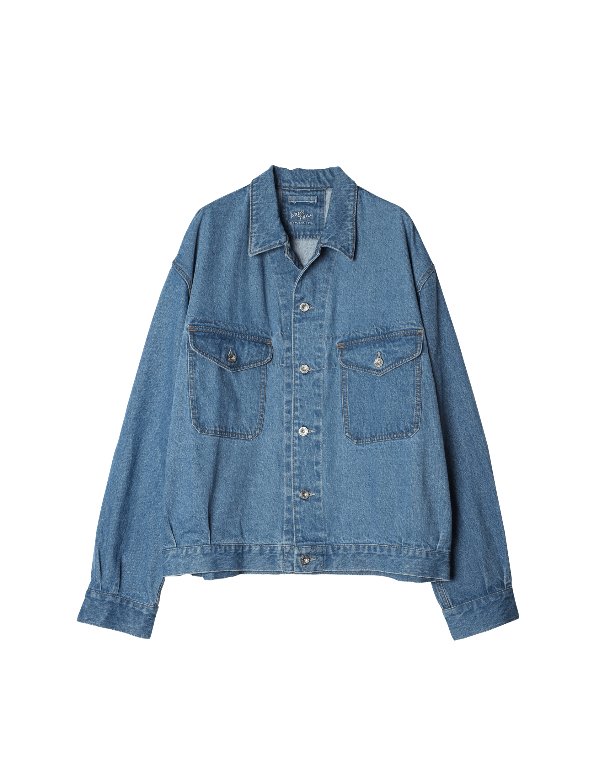 Japanese Brand Army Twill 50's Denim Jacket Size US M / EU 48-50 / 2 - 1 Thumbnail