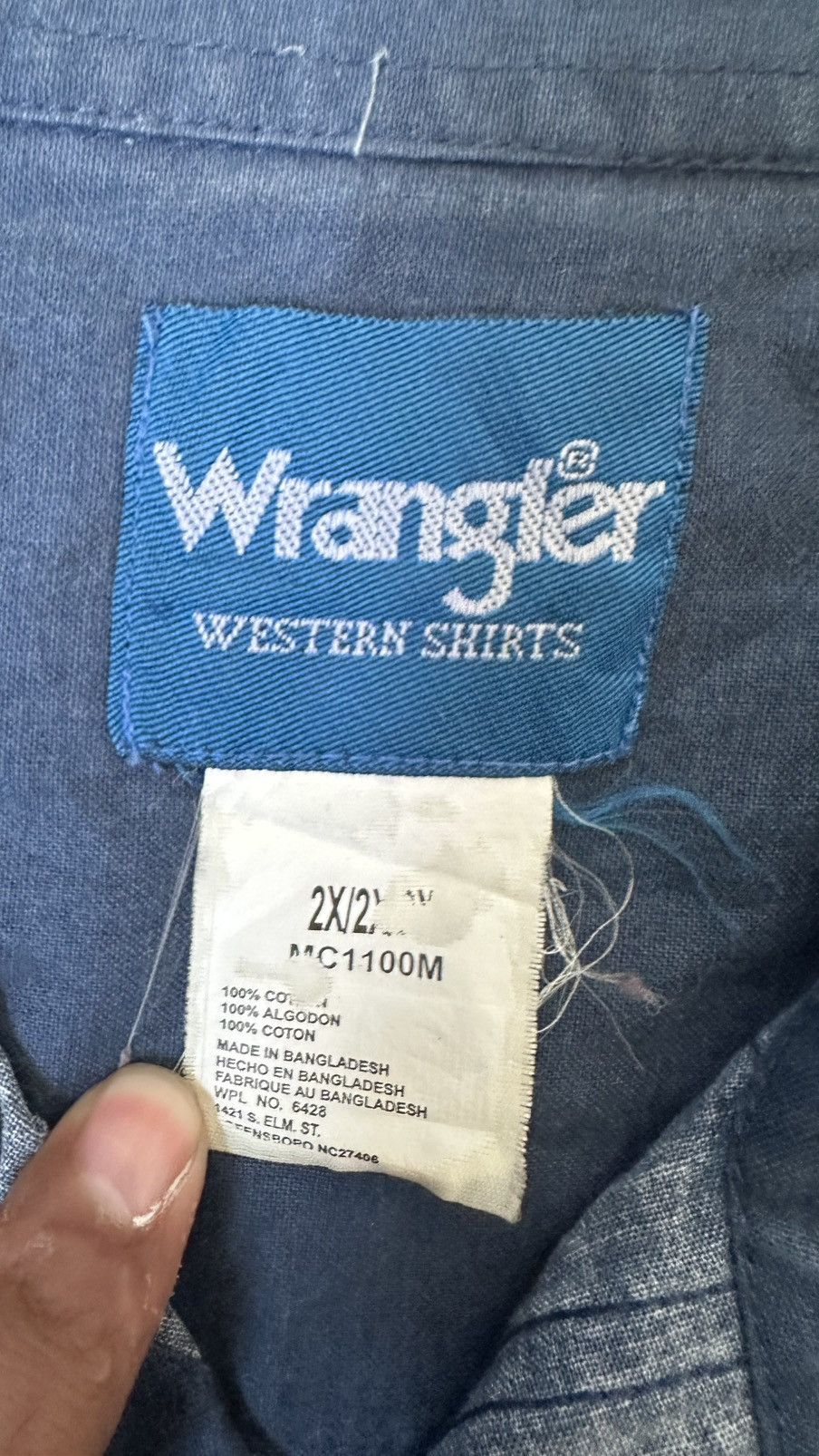 Wrangler VINTAGE WRANGLER WESTERN SHIRT AZTEC NAVAJO Size US XXL / EU 58 / 5 - 6 Thumbnail