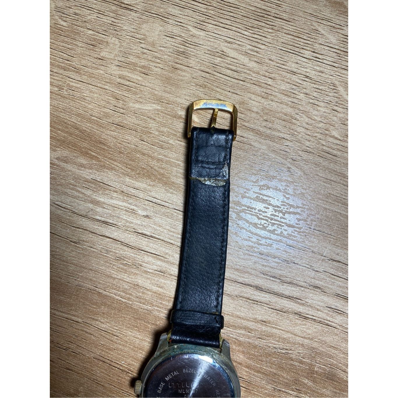Other Milan Black Leather Brand Wristwatch - Silvertone Size ONE SIZE - 8 Thumbnail