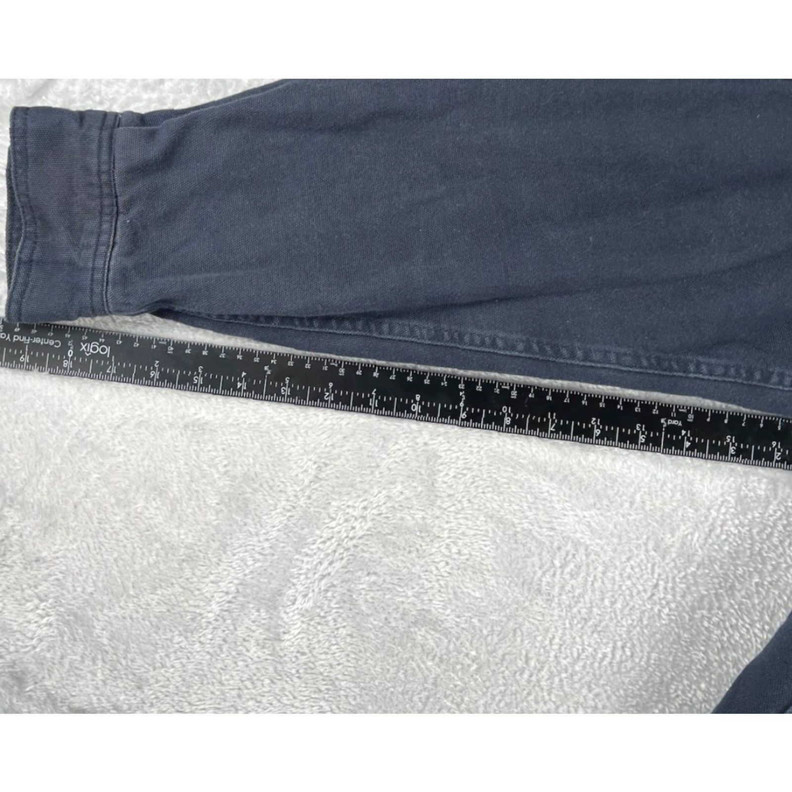 CO Duluth Fire Hose Shacket Mens M Tall Blue Flannel Lined Cotton Canvas Hooded Pockets Short Jacket Co Size US M / EU 48-50 / 2 - 8 Thumbnail