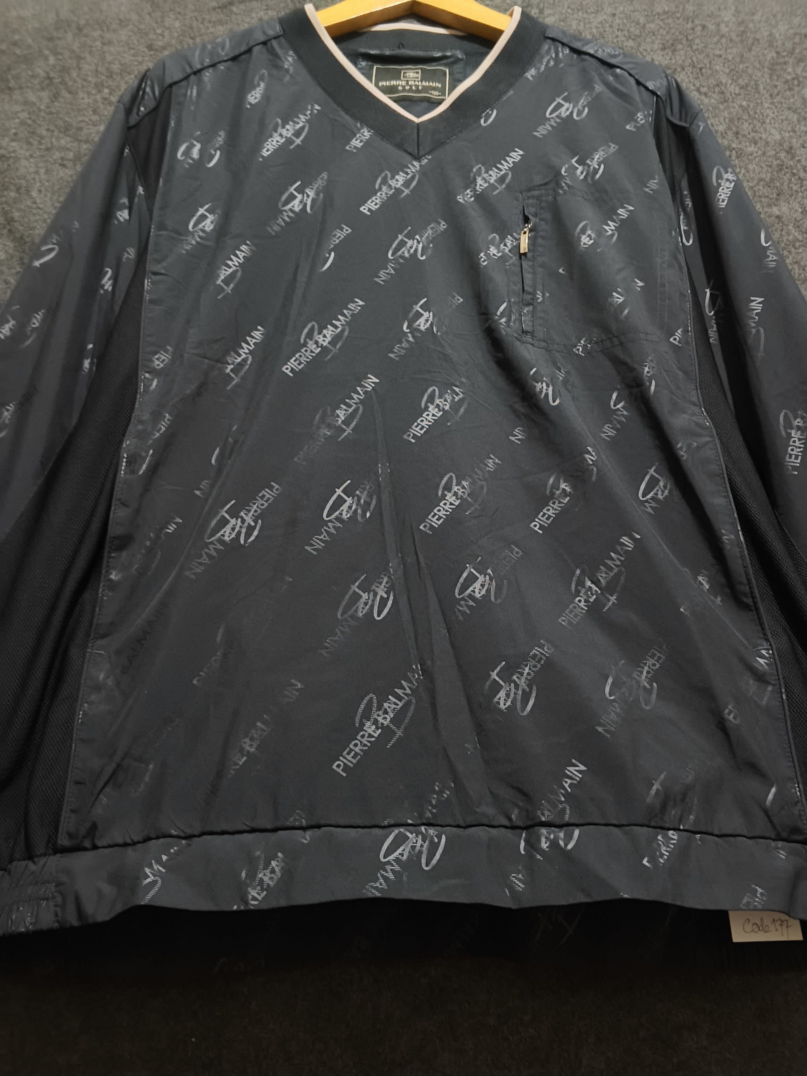 Pierre Balmain Vintage 90s Pierre Balmain Golf Monogram AOP Windbreaker Size US XL / EU 56 / 4 - 5 Thumbnail