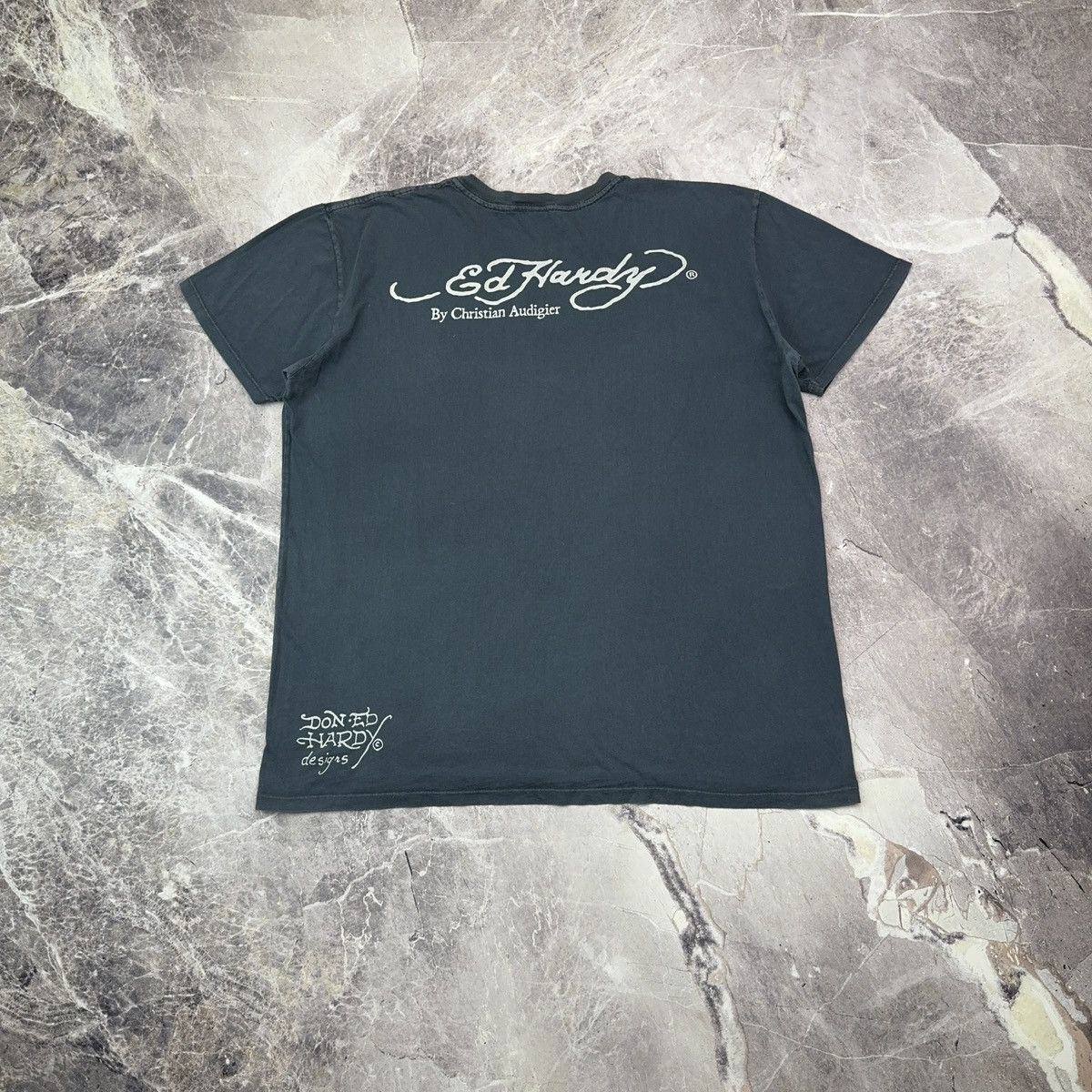 Christian Audigier × Ed Hardy Vintage Ed Hardy T shirt Pantera Roses Christian Audigier XL Size US XL / EU 56 / 4 - 2 Thumbnail