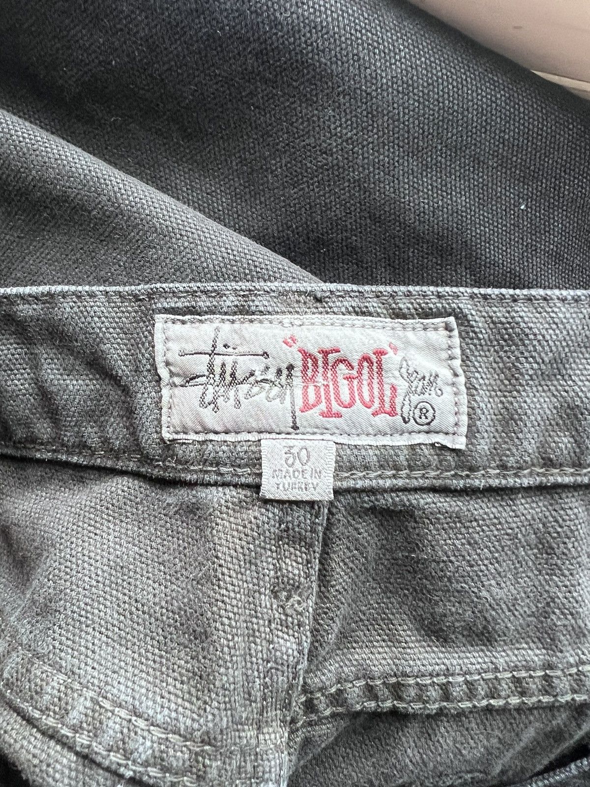 Stussy Stussy Big’ol Washed black denim pants Size US 30 / EU 46 - 4 Thumbnail