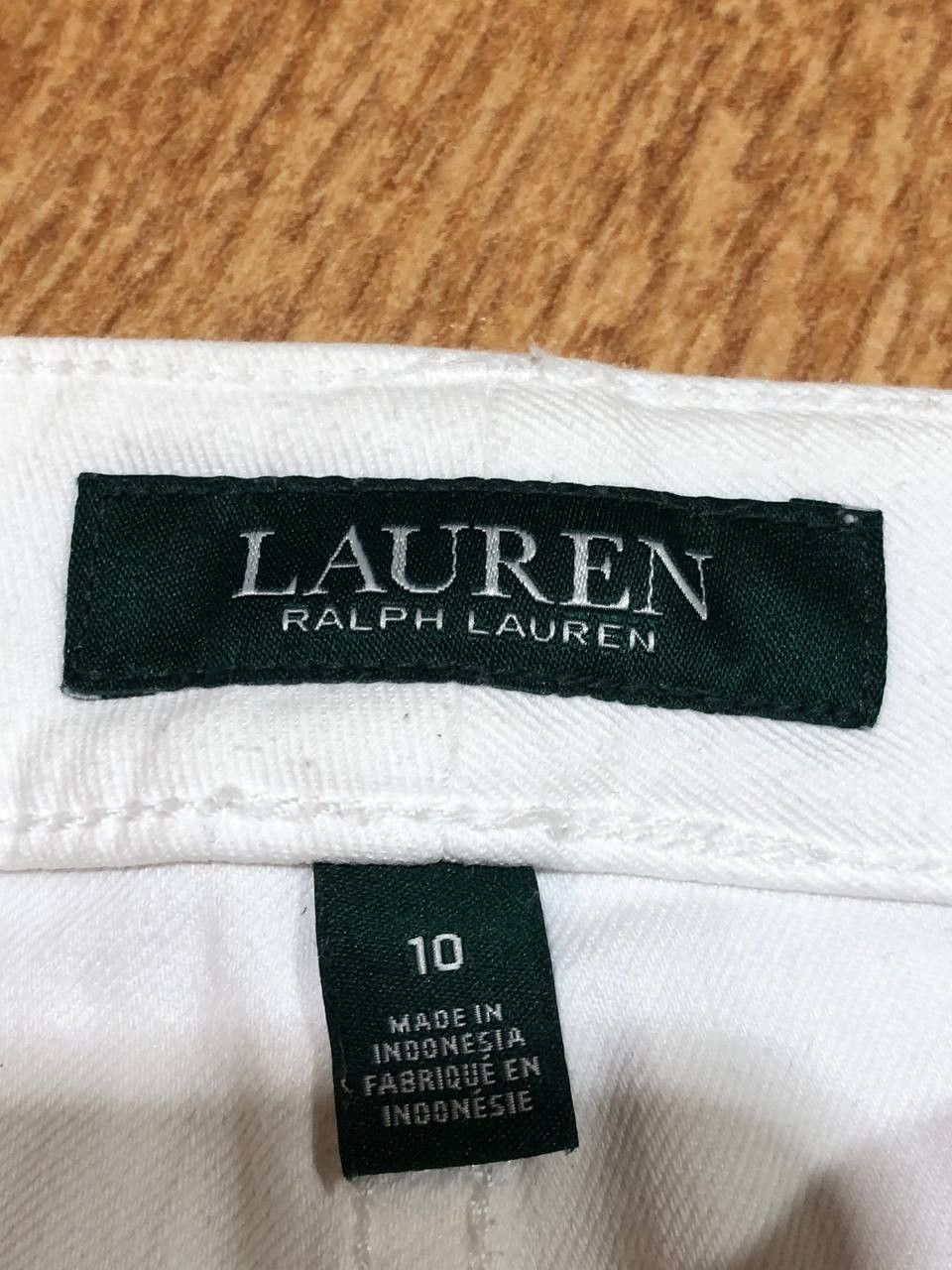 Ralph Lauren Vintage Ralph Lauren White Skinny Denim Jeans Size 10 Size 32" / US 10 / IT 46 - 2 Thumbnail
