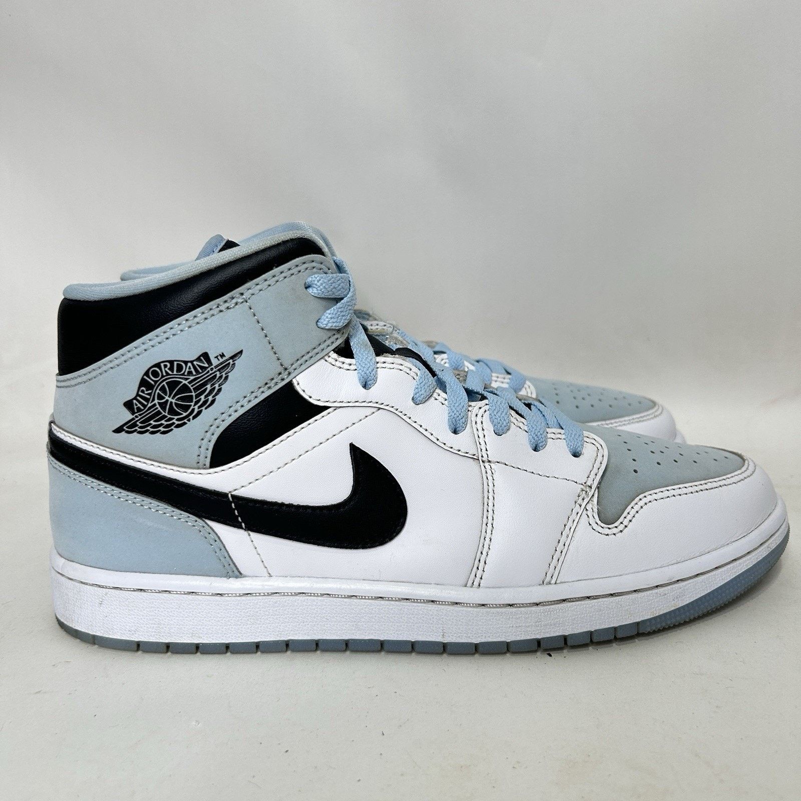 Jordan Brand Nike Air Jordan 1 Retro Mid SE "Ice Blue" Size US 10.5 / EU 43-44 - 4 Thumbnail