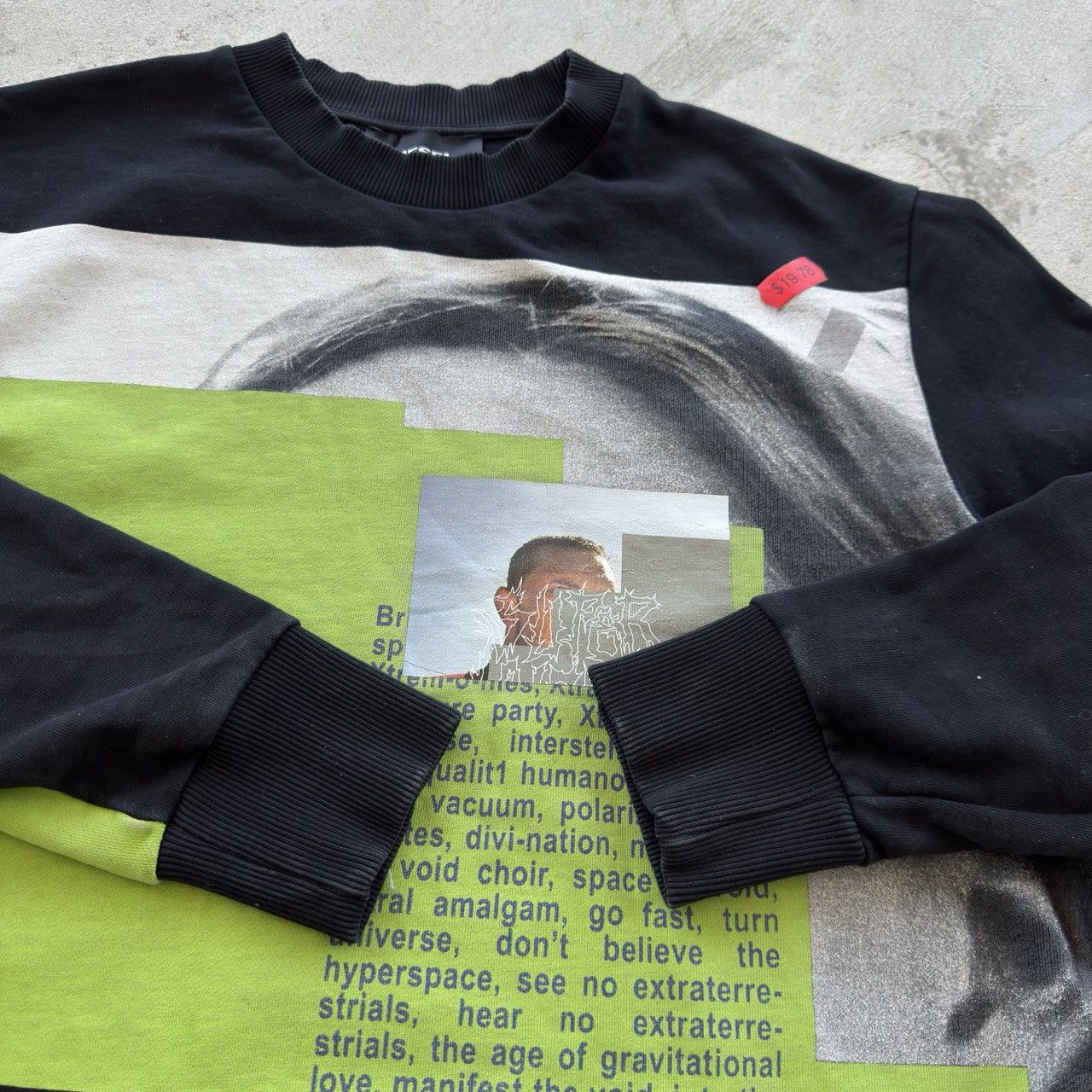 Diesel Diesel Graphic Print Sweatshirt Black Green M Size US M / EU 48-50 / 2 - 4 Thumbnail
