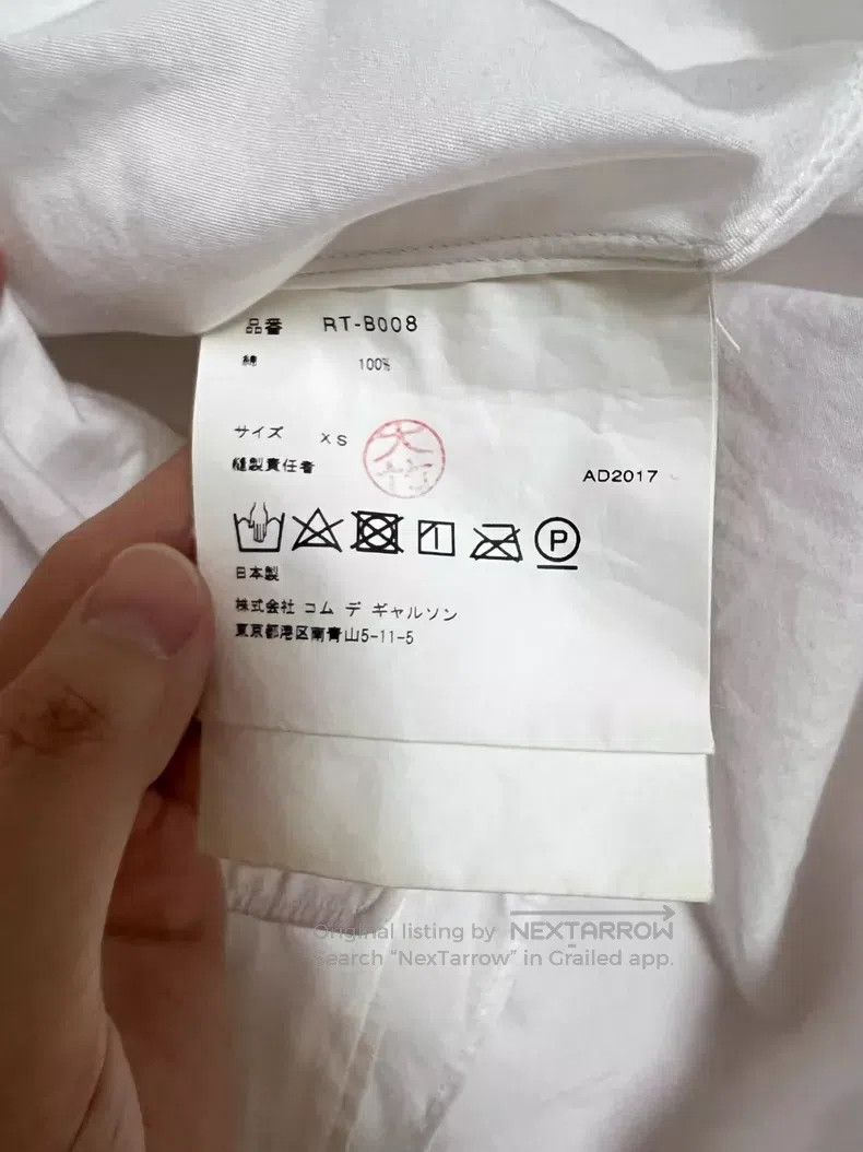 Comme des Garcons Comme Des Garcons Floral collar shirt, three-dimensional, Size XS / US 0-2 / IT 36-38 - 3 Thumbnail