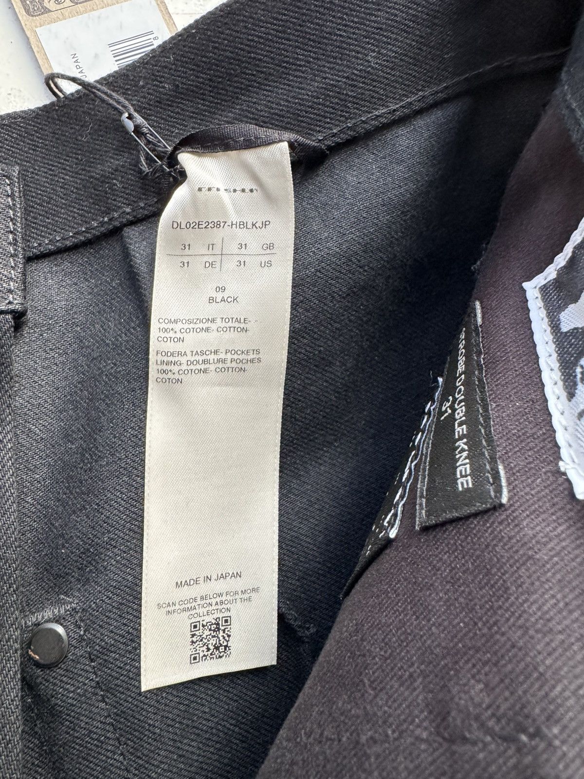 Rick Owens Drkshdw Rick Owens DRKSHDW Strobe Double Knee Size US 31 - 6 Thumbnail