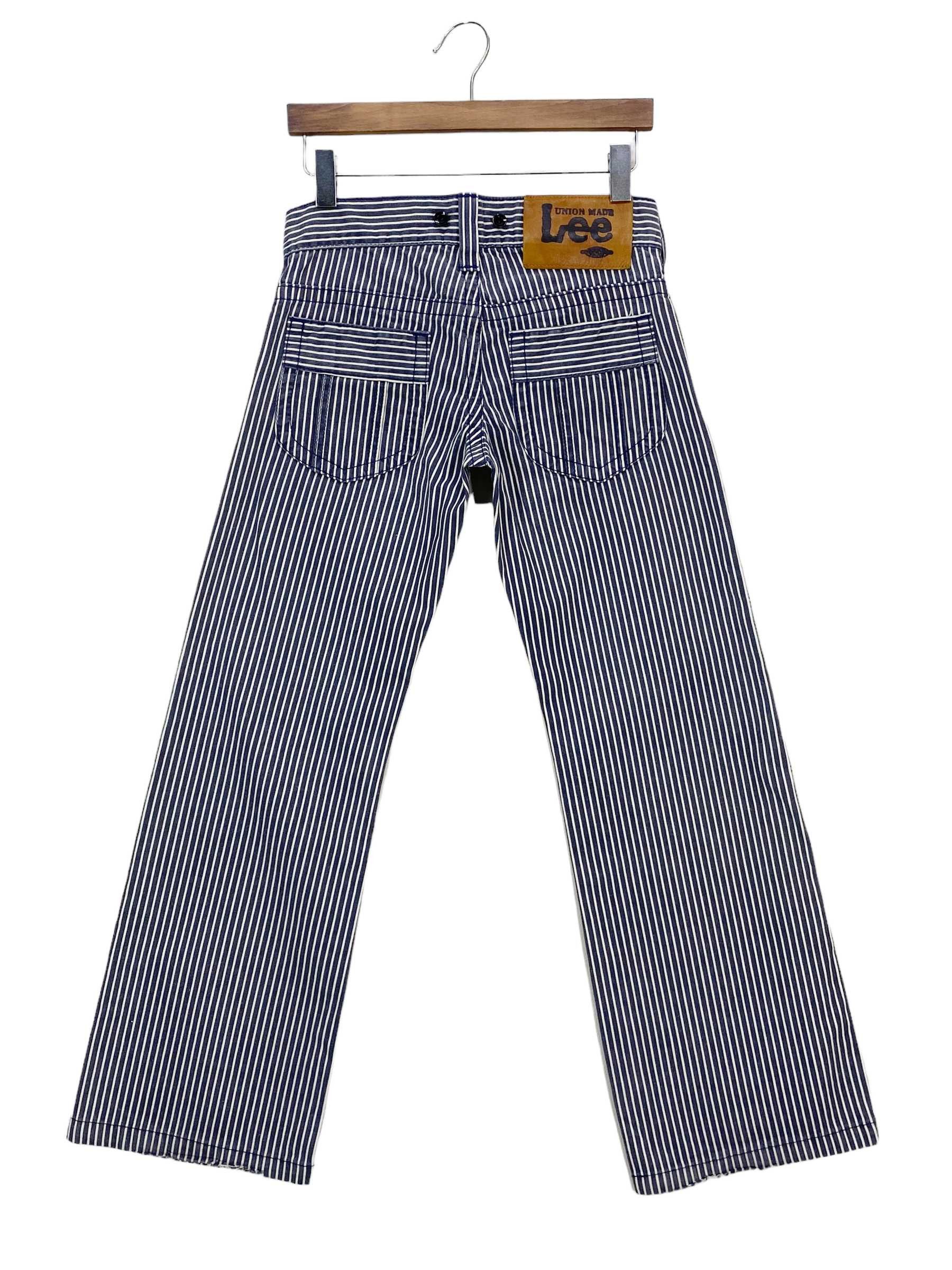 image of Lee Baker Pocket Stripes Jeans Hickory Skateboard Pants in Black White, Men's (Size 29)