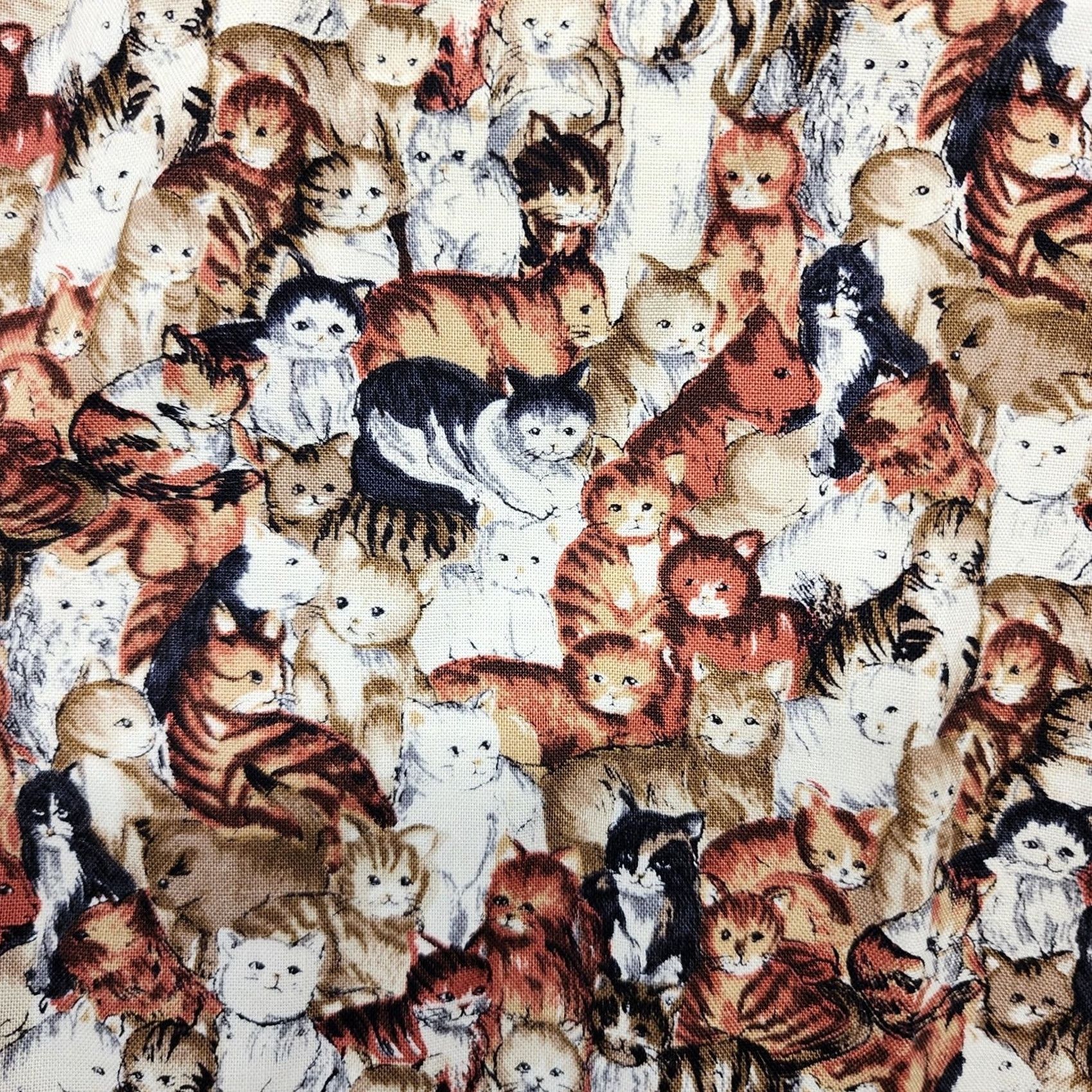 Vintage VINTAGE Cat Print Vest Handmade Womens Medium Tan Animal Print Button Closure Jacket Style Womens Medium Cat Print Vest Size M / US 6-8 / IT 42-44 - 5 Thumbnail