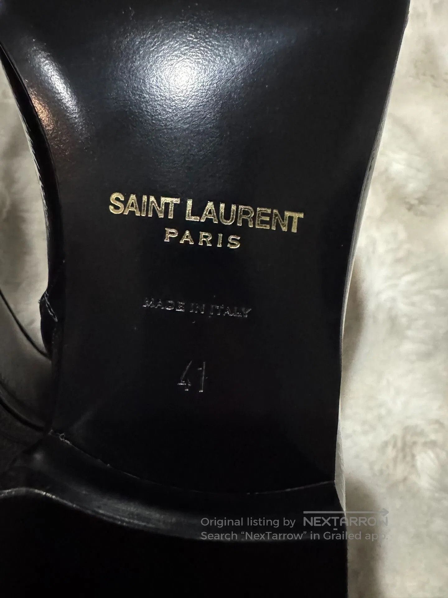 Saint Laurent Paris Saint Laurent RAINER Pleated Boots. Size US 8 / EU 41 - 7 Thumbnail