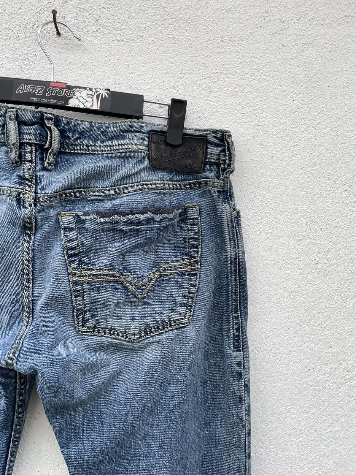 Diesel Vintage Y2K Diesel Flare Denim Jeans Size US 36 / EU 52 - 12 Thumbnail