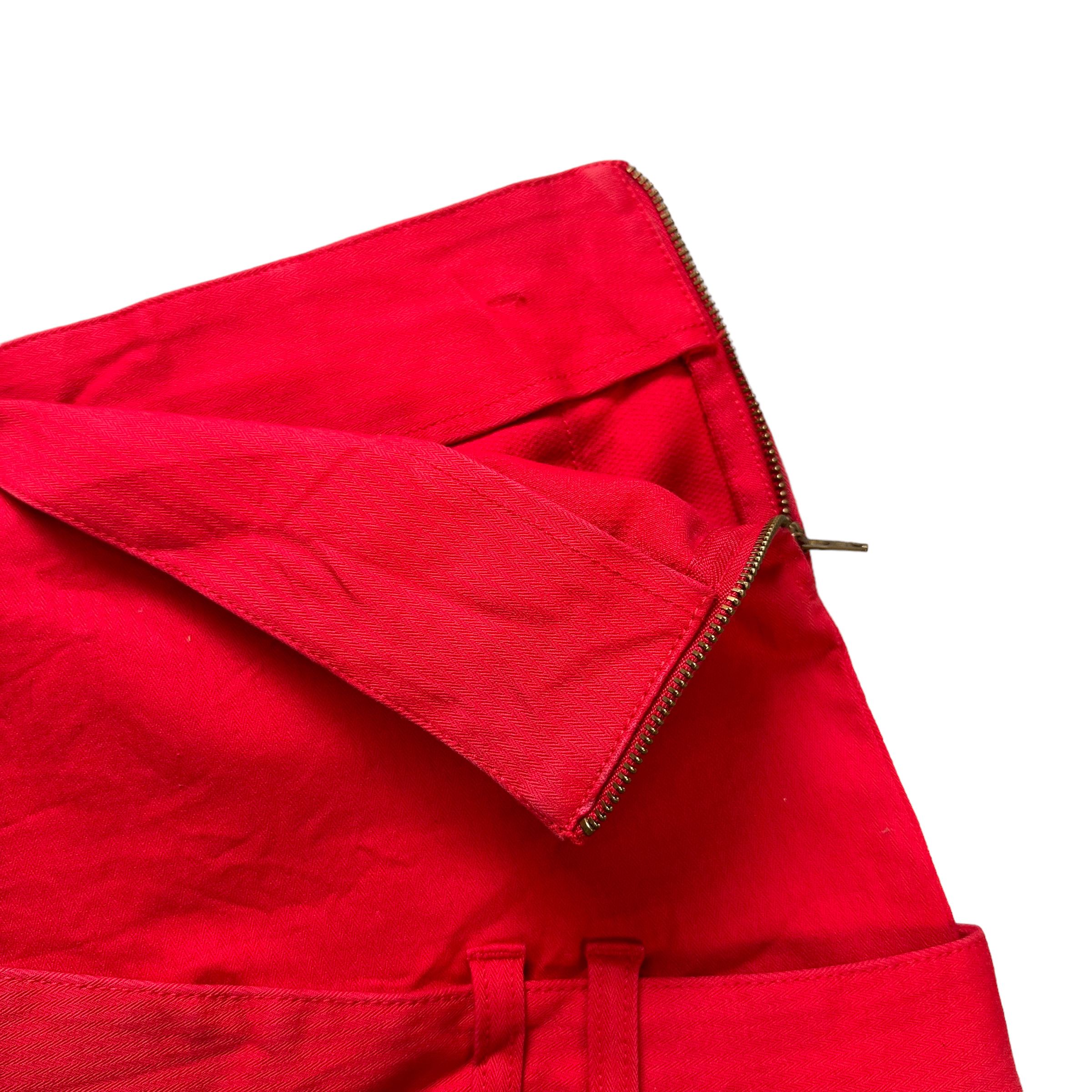 Fubu FUBU THE COLLECTION RED MINI SKIRT #7728-167 Size 32" / US 10 / IT 46 - 3 Thumbnail
