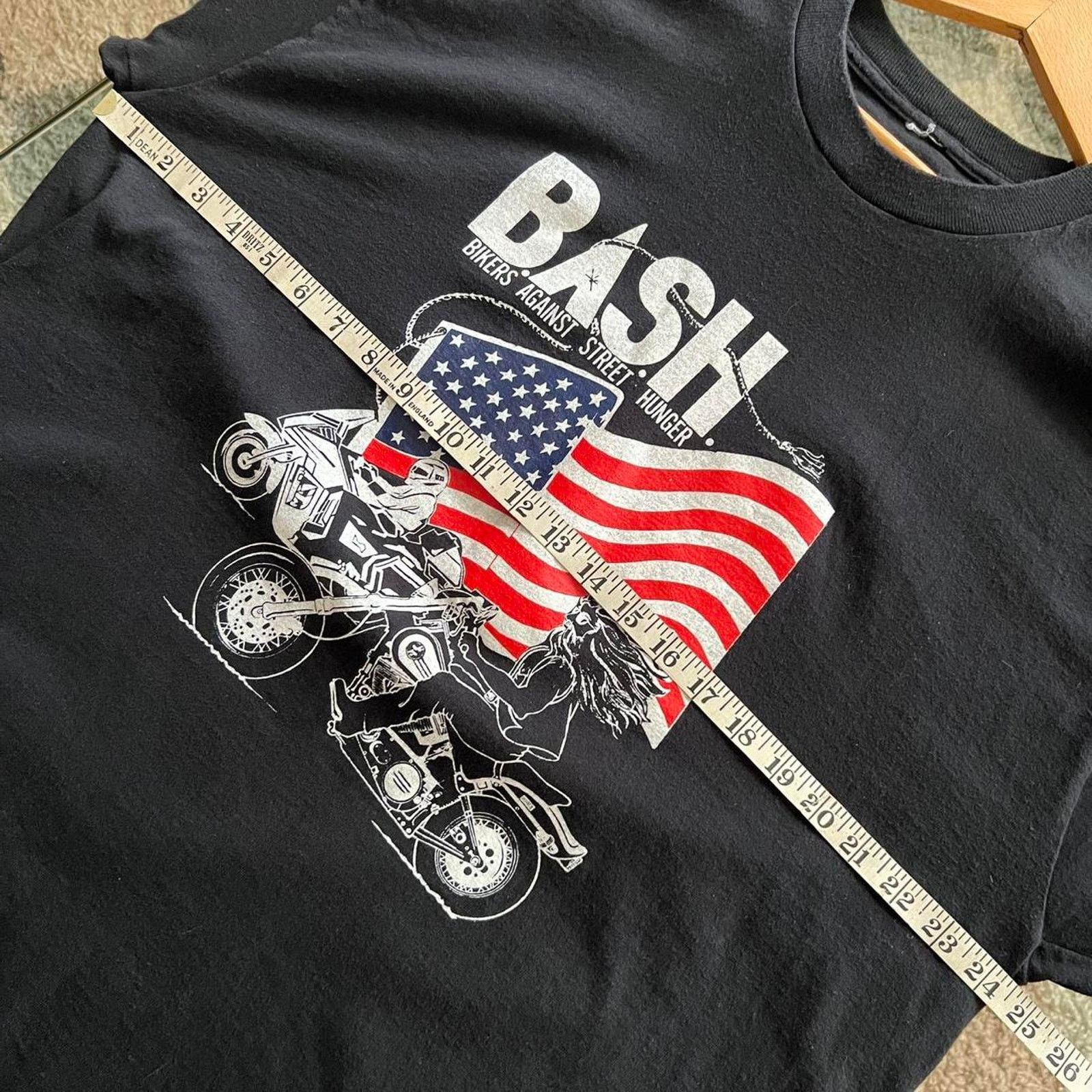 Vintage Vtg 90s Single Stitch Biker Tee | Motorcycle Graphic | XLT Size US XL / EU 56 / 4 - 13 Thumbnail