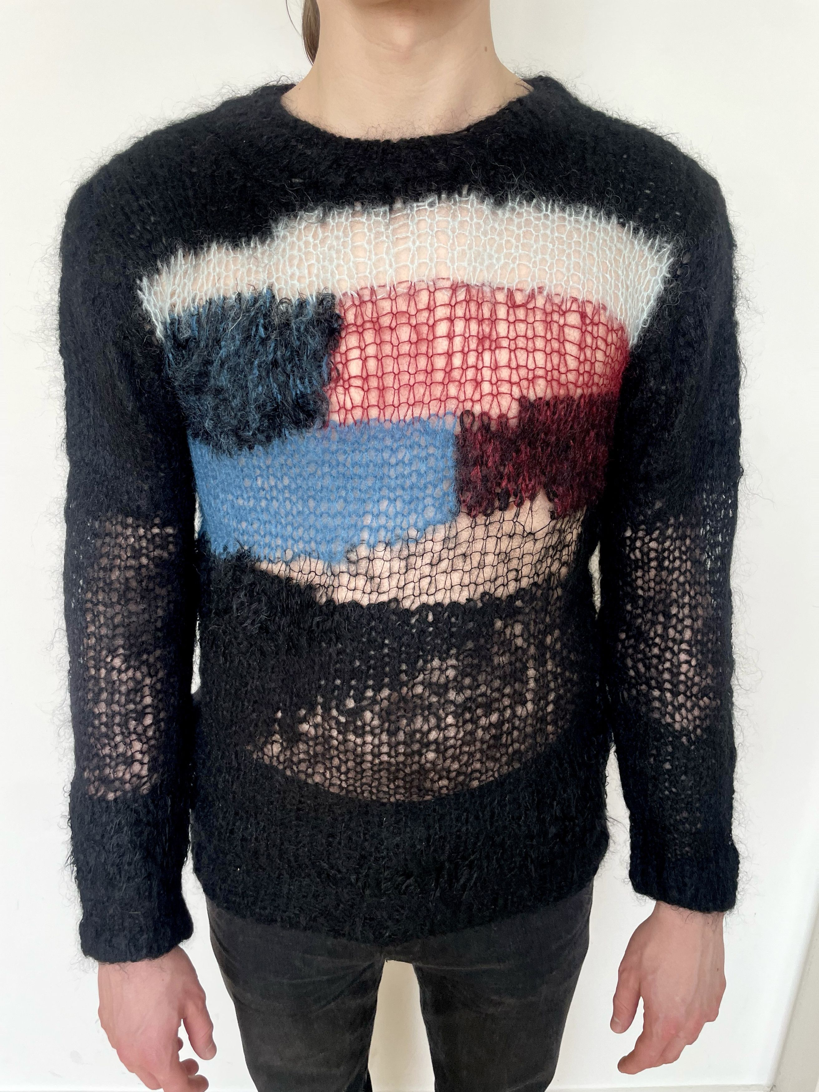 Comme des Garcons JUNYA WATANABE AW2014 Knit Sweater Size US M / EU 48-50 / 2 - 2 Thumbnail