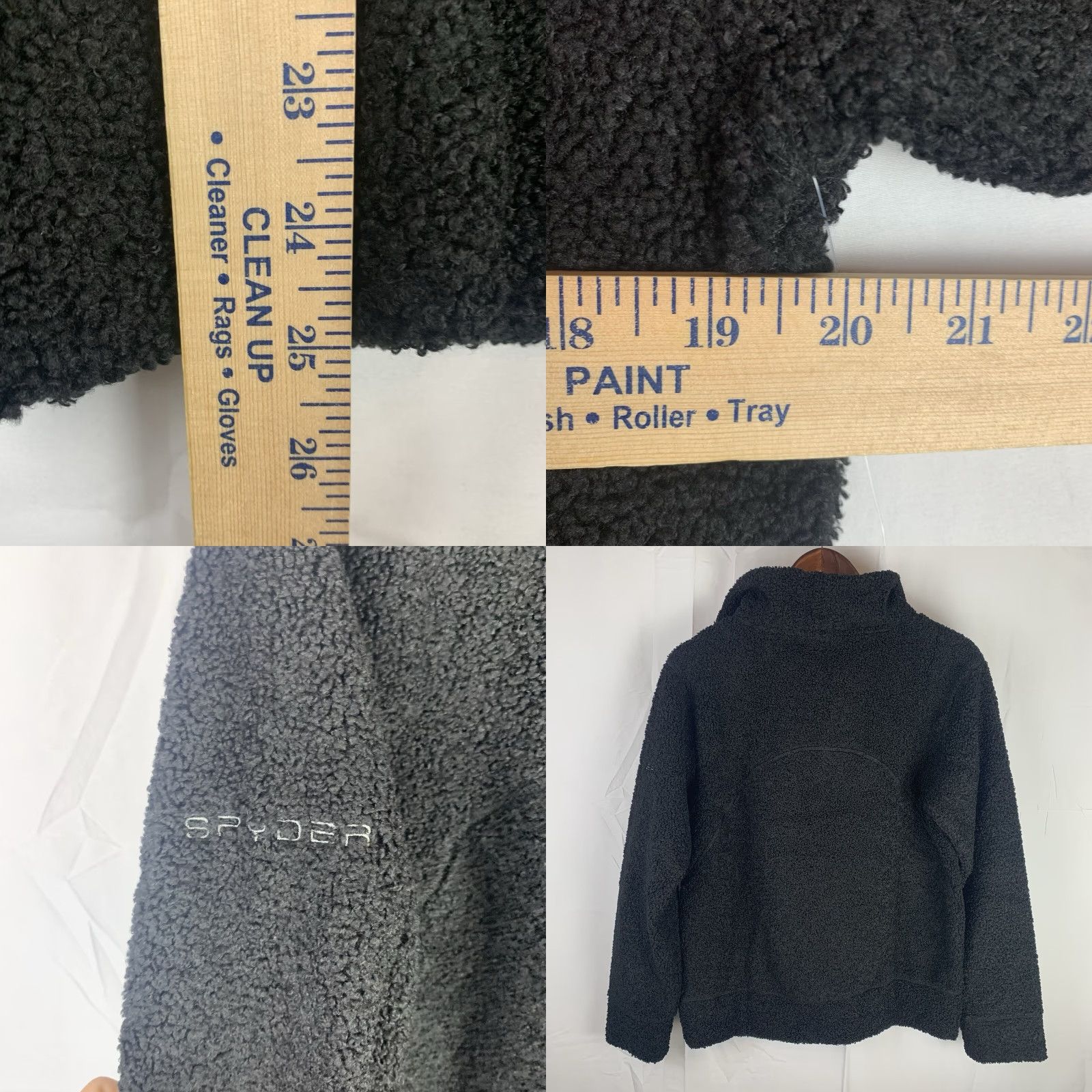 Spyder VINTAGE Spyder Sherpa Womens 1/4 Zip Jacket NWT SWF026 Black Medium - 9, Clothing, Outerwear, Ski, Outdoor, Womens Size M / US 6-8 / IT 42-44 - 10 Thumbnail