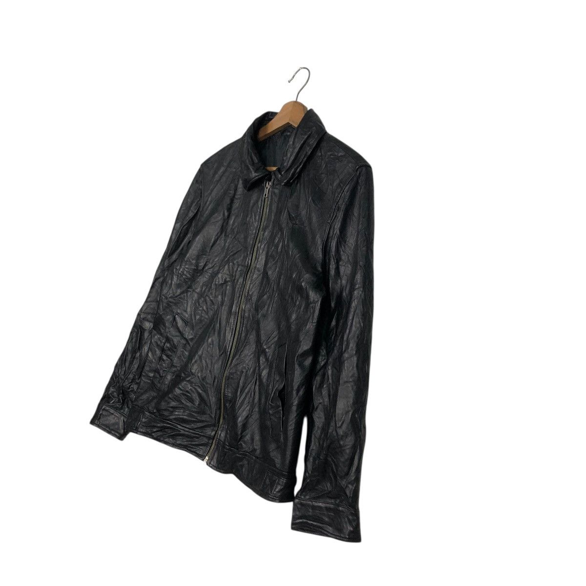 Japanese Brand 🔥VINTAGE UNBRANDED SOFT LEATHER JACKET RACER ISSEY MIYAKE Size US S / EU 44-46 / 1 - 4 Thumbnail