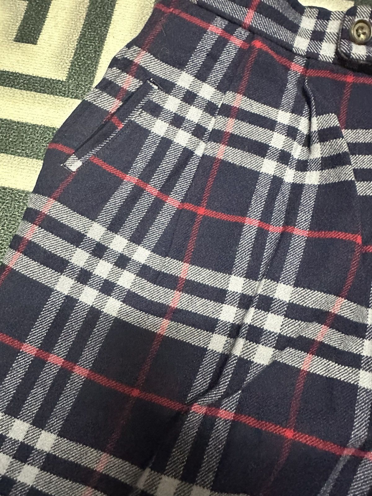 Burberry Vintage Burberrys checkerd cropped wide pants Size US 30 / EU 46 - 9 Thumbnail