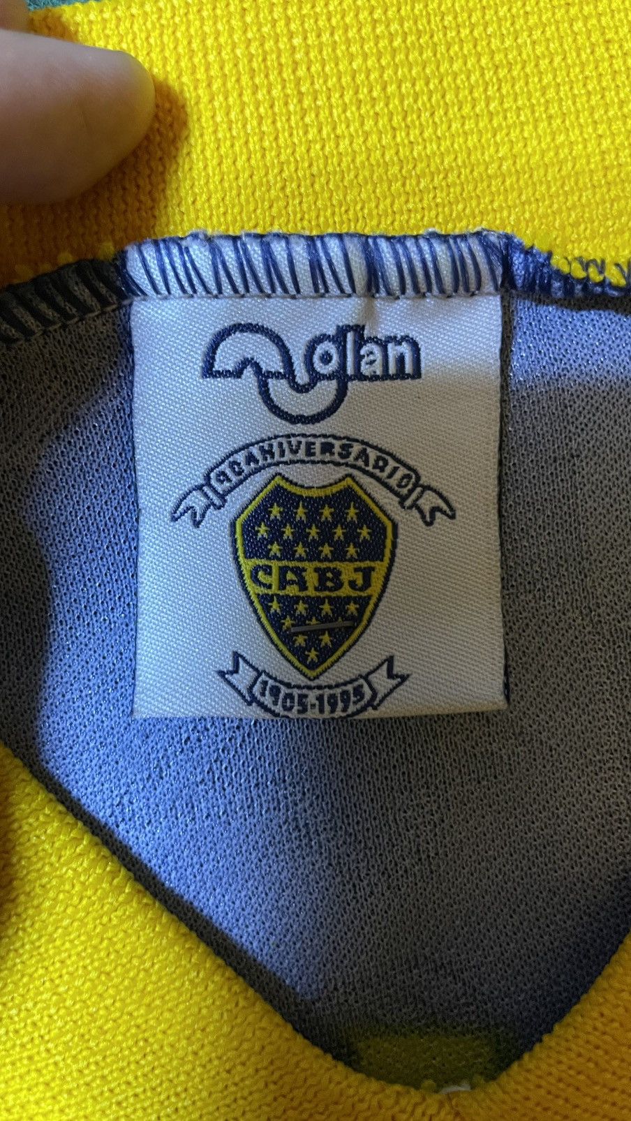 Other 1995 Boca Juniors Home Jersey Size US L / EU 52-54 / 3 - 4 Thumbnail