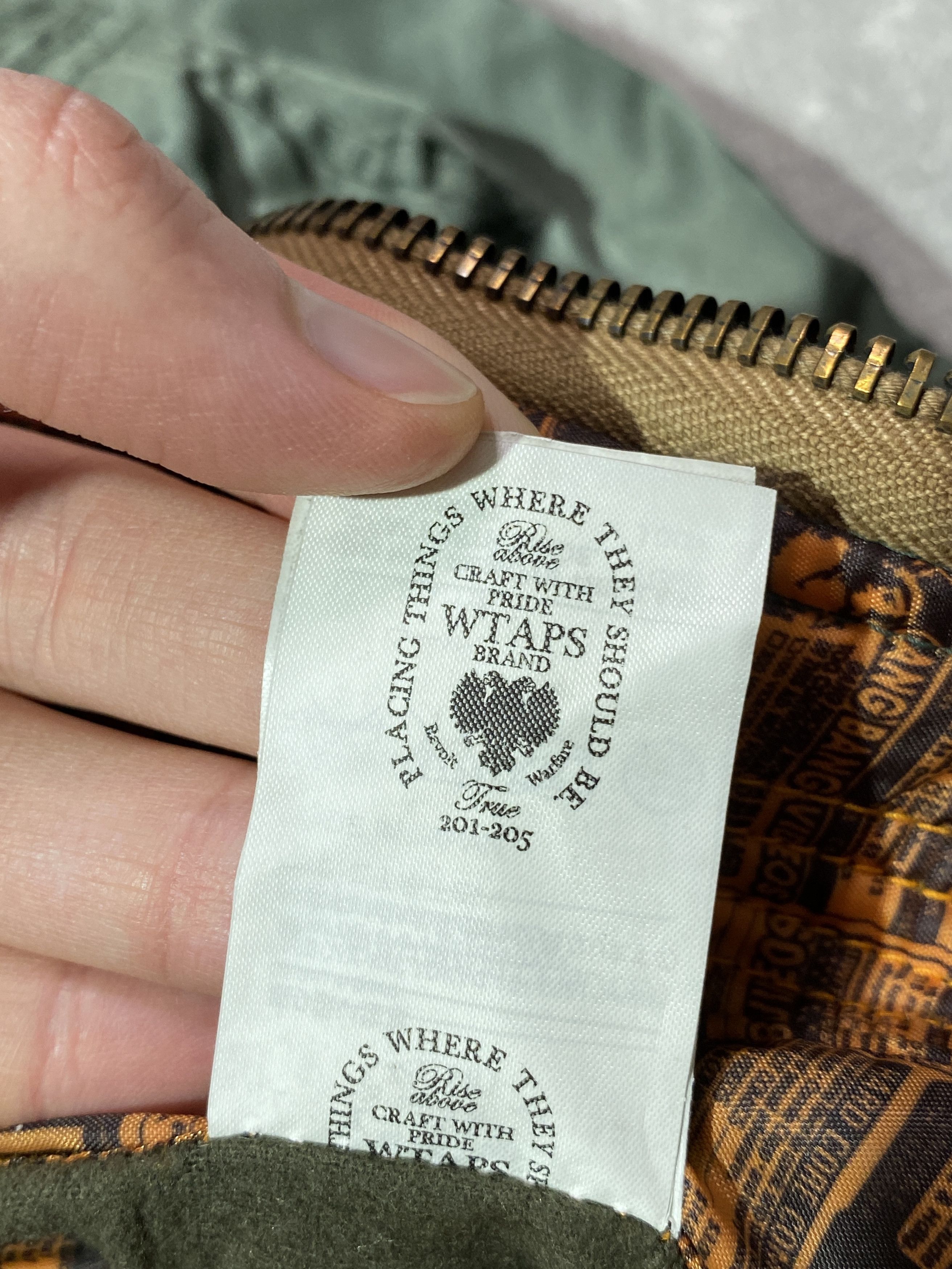 Japanese Brand Vintage 00s WTAPS TABOO VIDEOS MA1 JACKET MILITARY STYLE Size US M / EU 48-50 / 2 - 18 Thumbnail