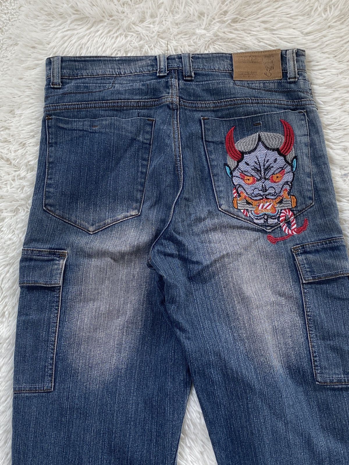 Other 🔥BINDING NOW🔥 Carnaby Jeans (CNB) Cargo Pant rare Size US 33 - 6 Thumbnail