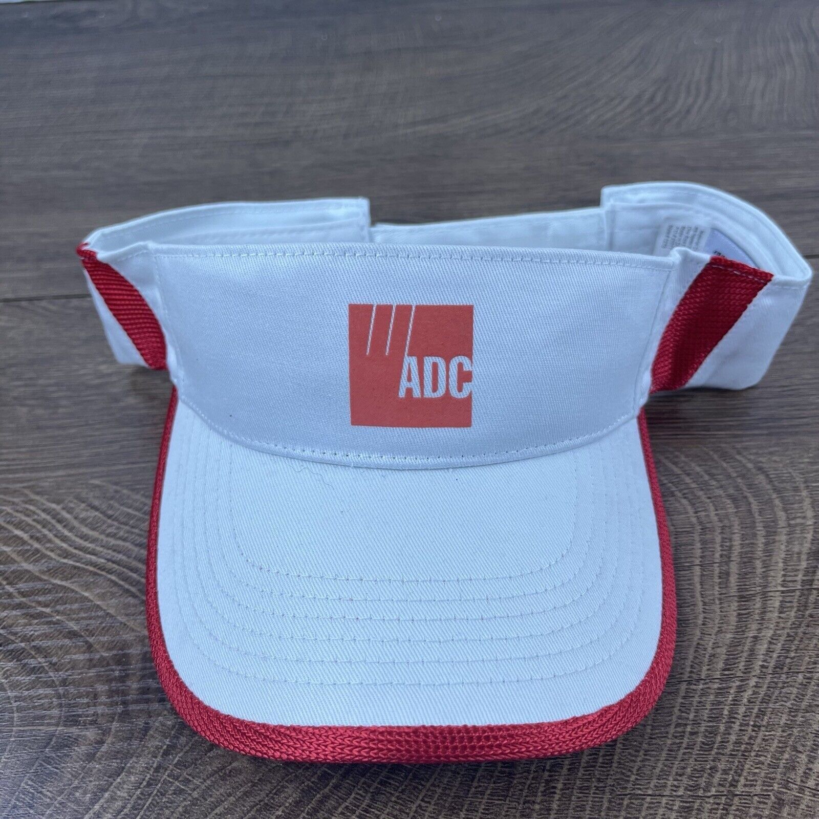 Other ADC W Visor Hat White ADC Cap Hat Adjustable Hat ADC White A Size ONE SIZE - 2 Thumbnail